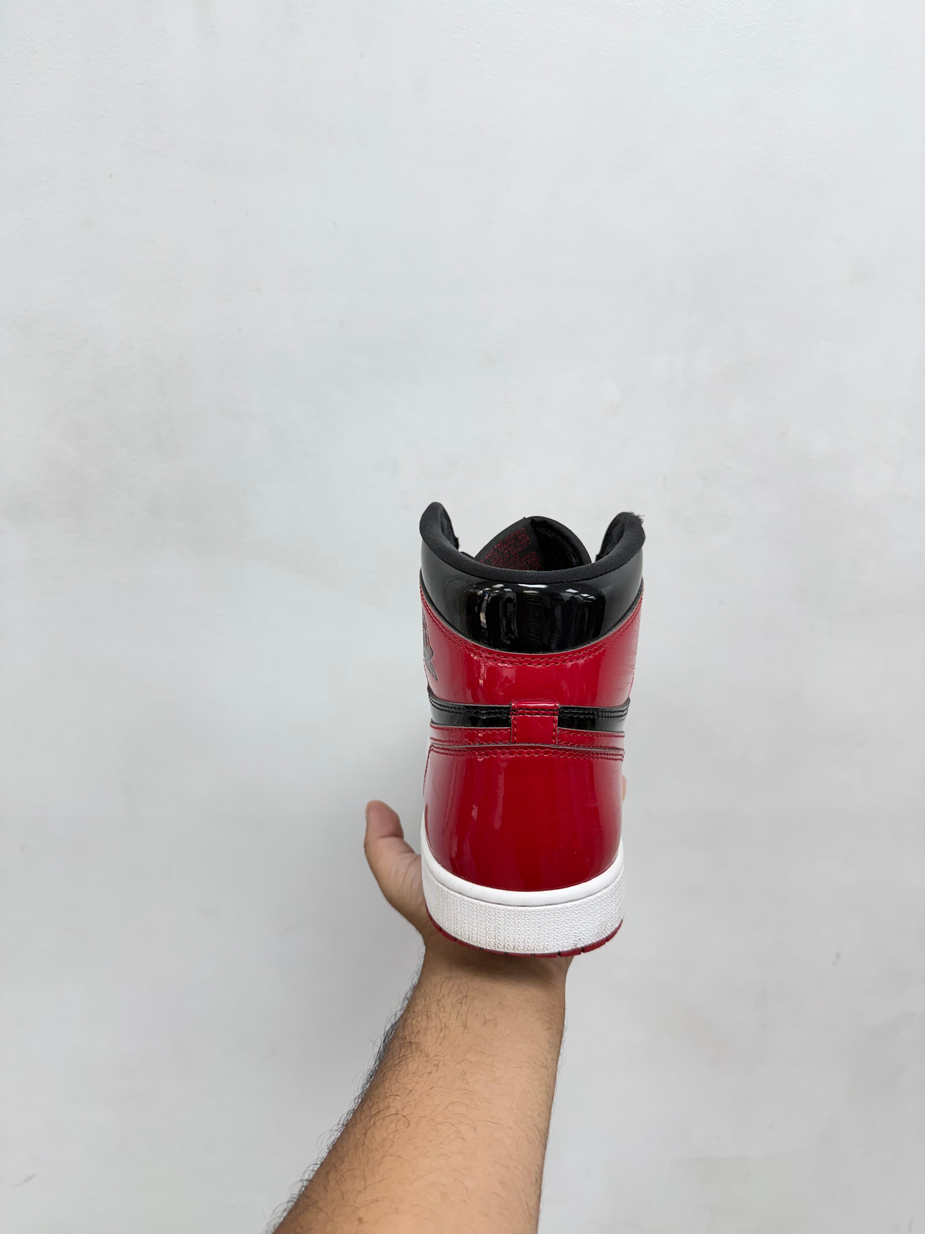 Jordan 1 Patent Bred Sneakers