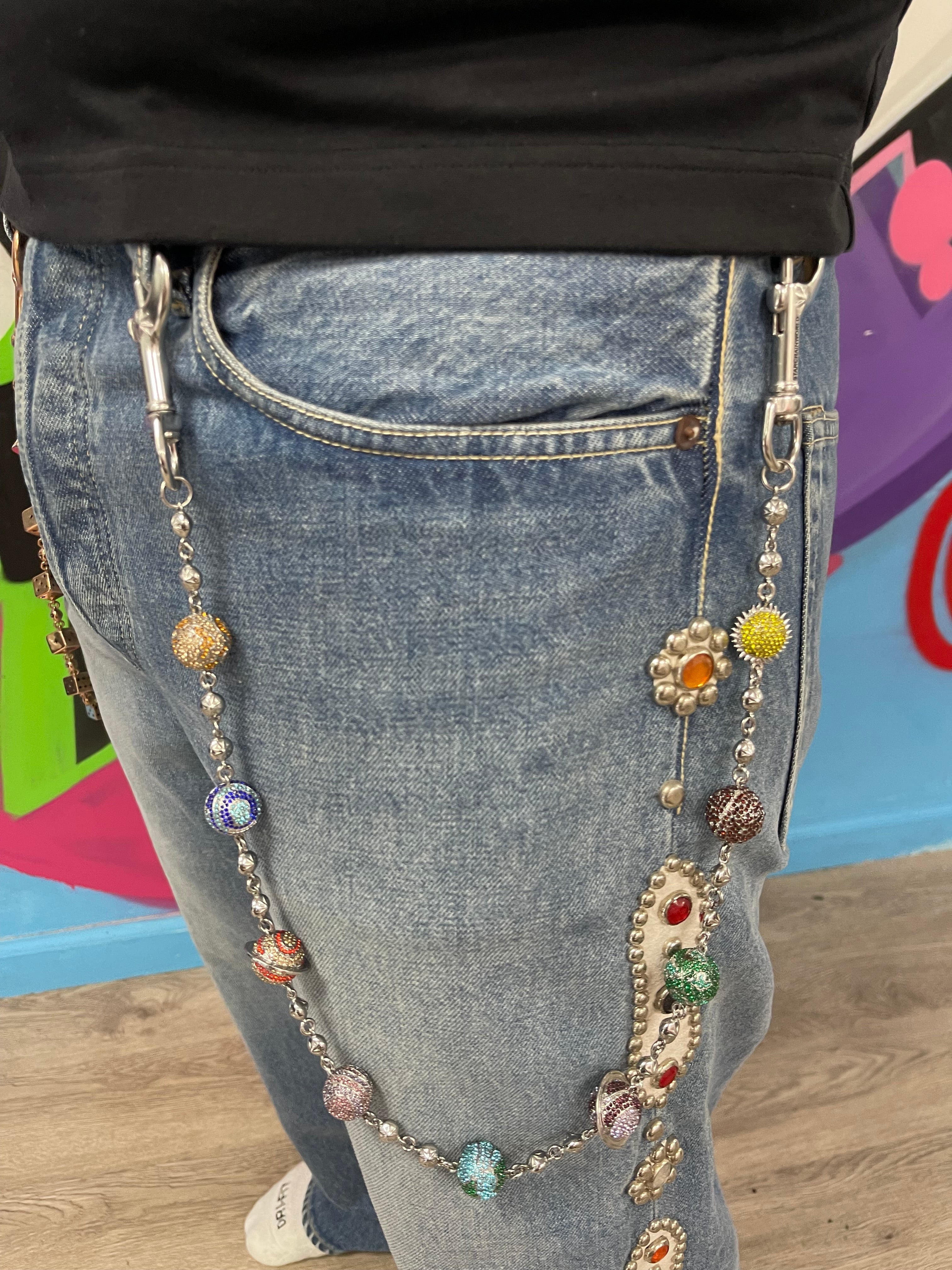 Starchain Wallet Chain Large Multicolor Planets