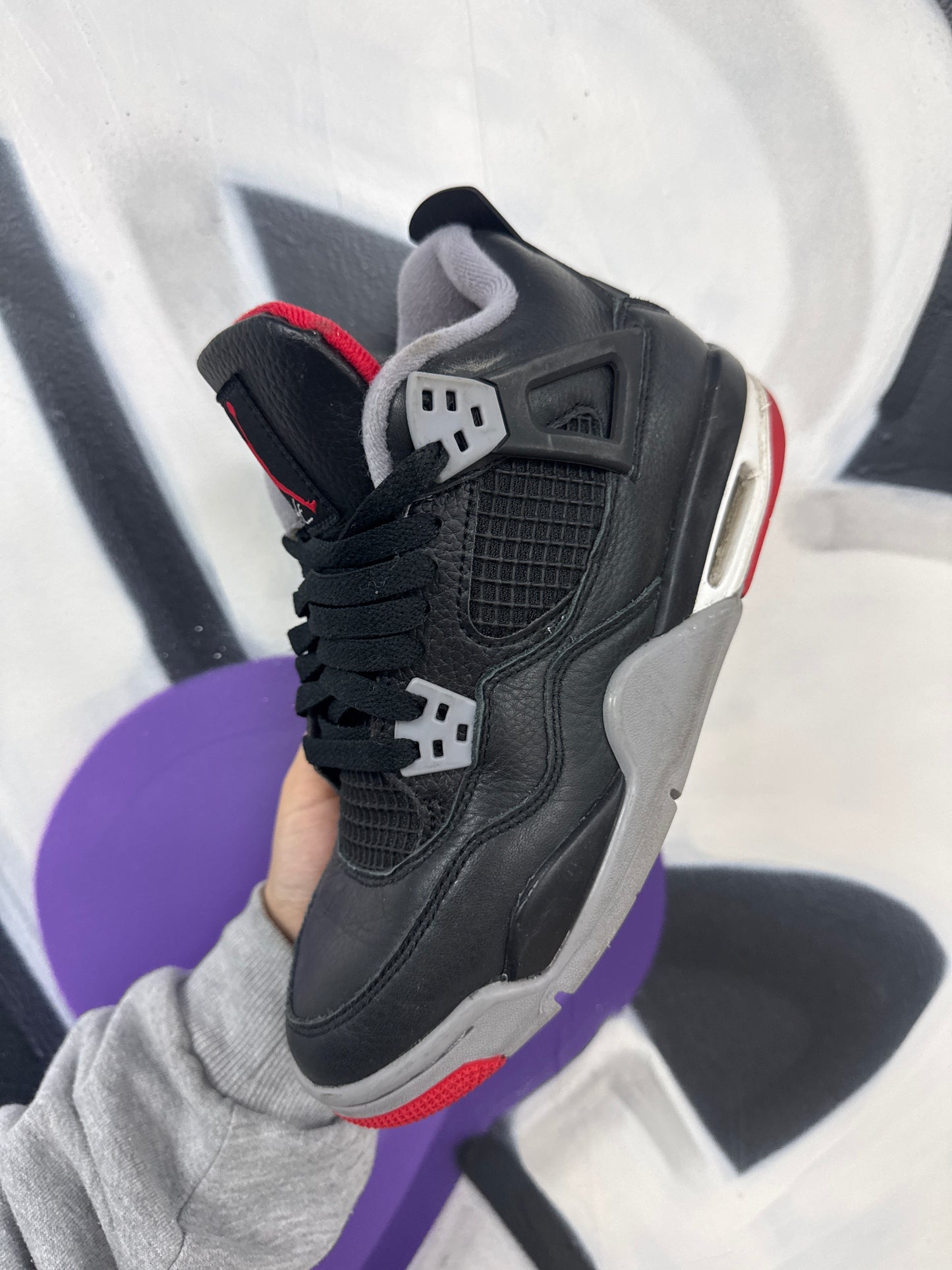 Jordan 4 Bred Reimagined Used With Box