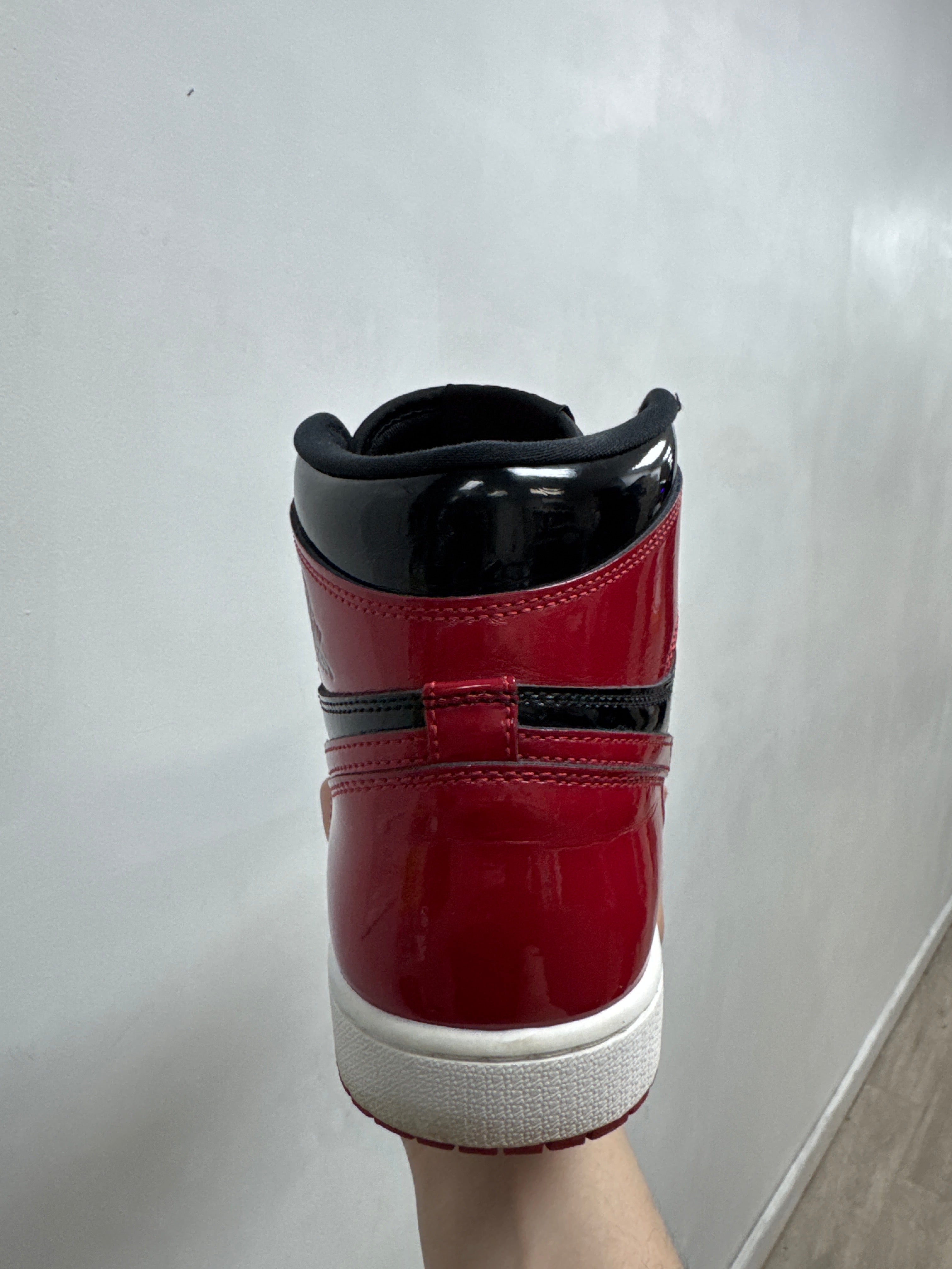 Nike Jordan 1 Patent Bred Sneakers