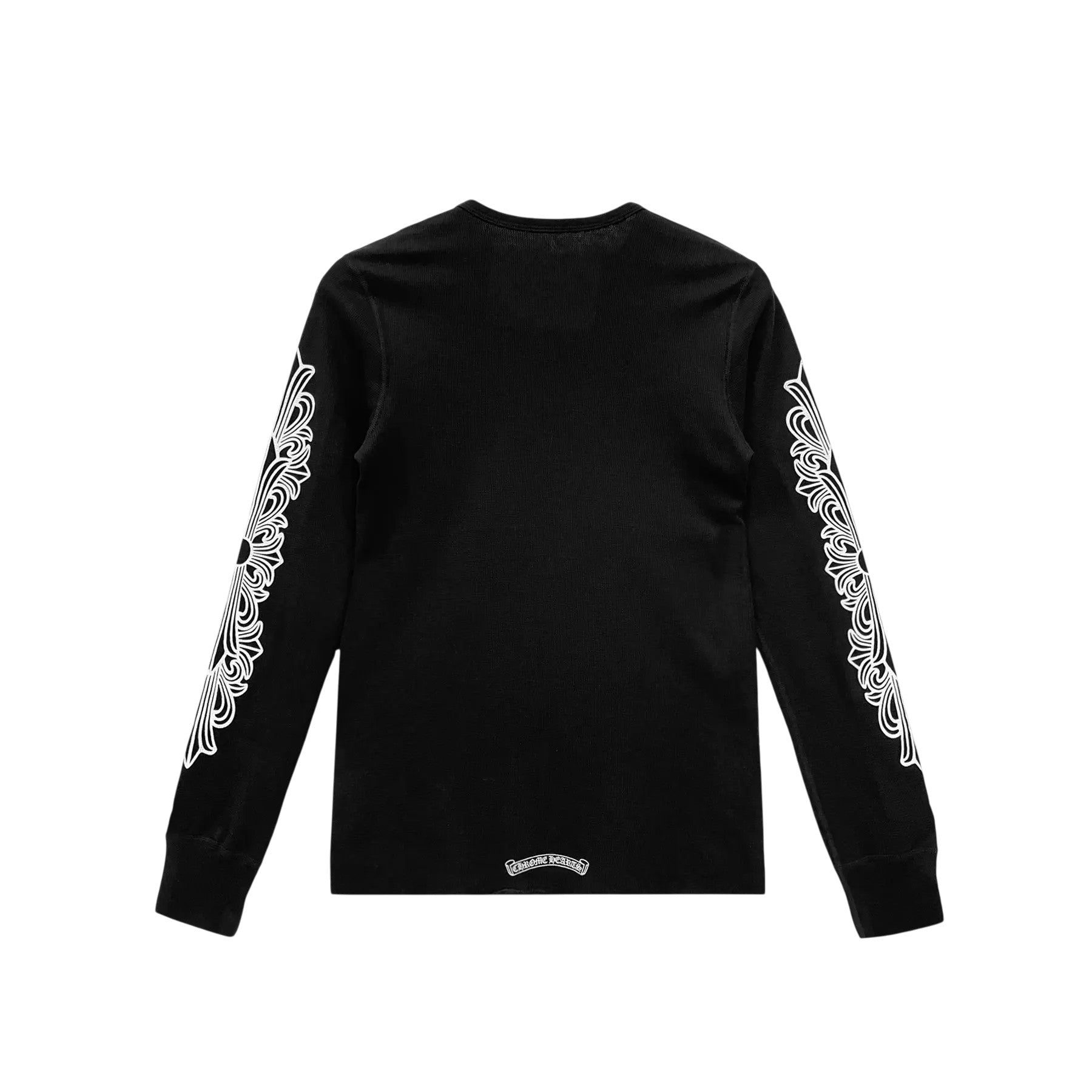 Chrome Hearts 'Floral Horseshoe' Black LS Thermal