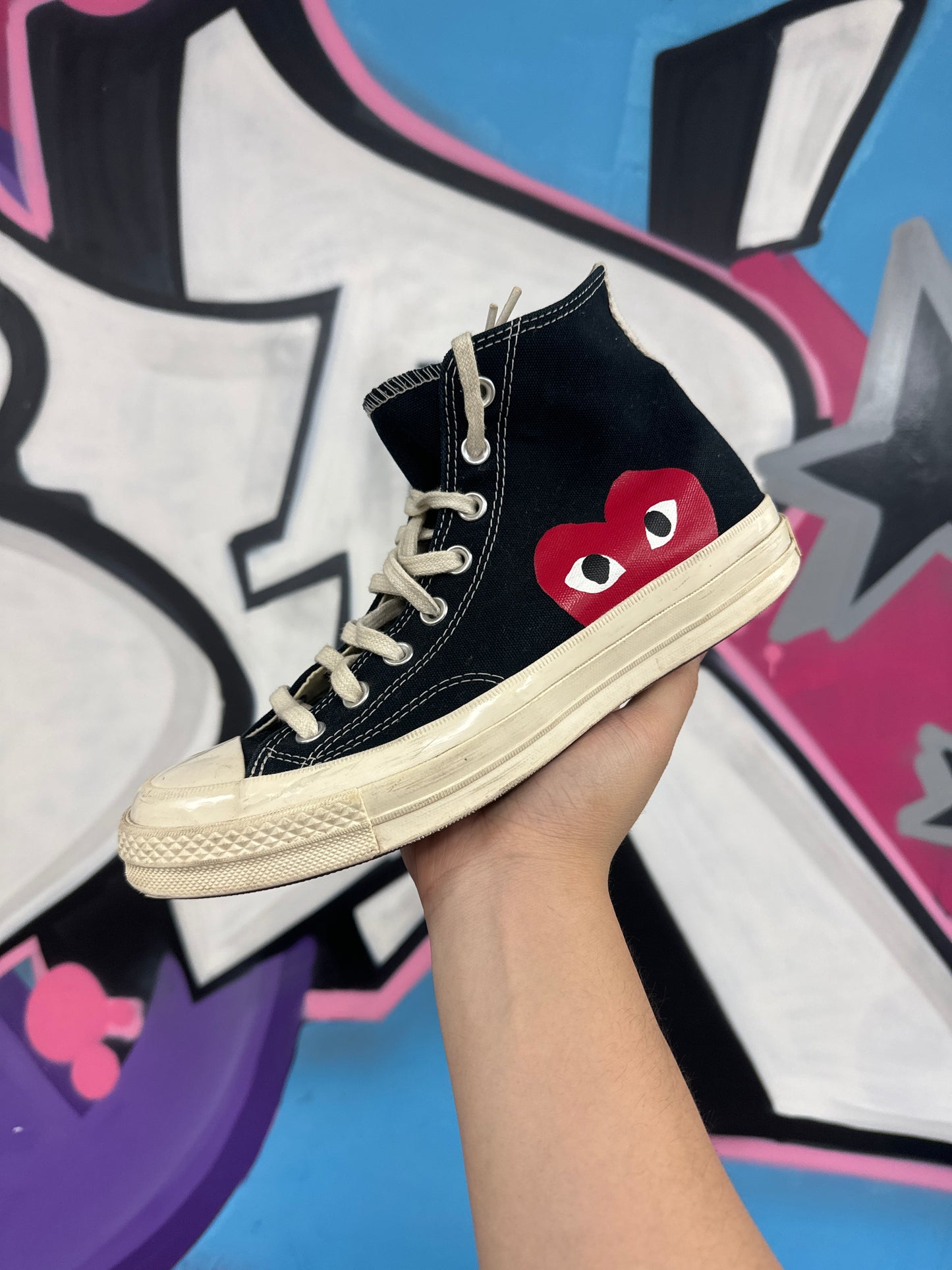 CDG Converse High Sneakers