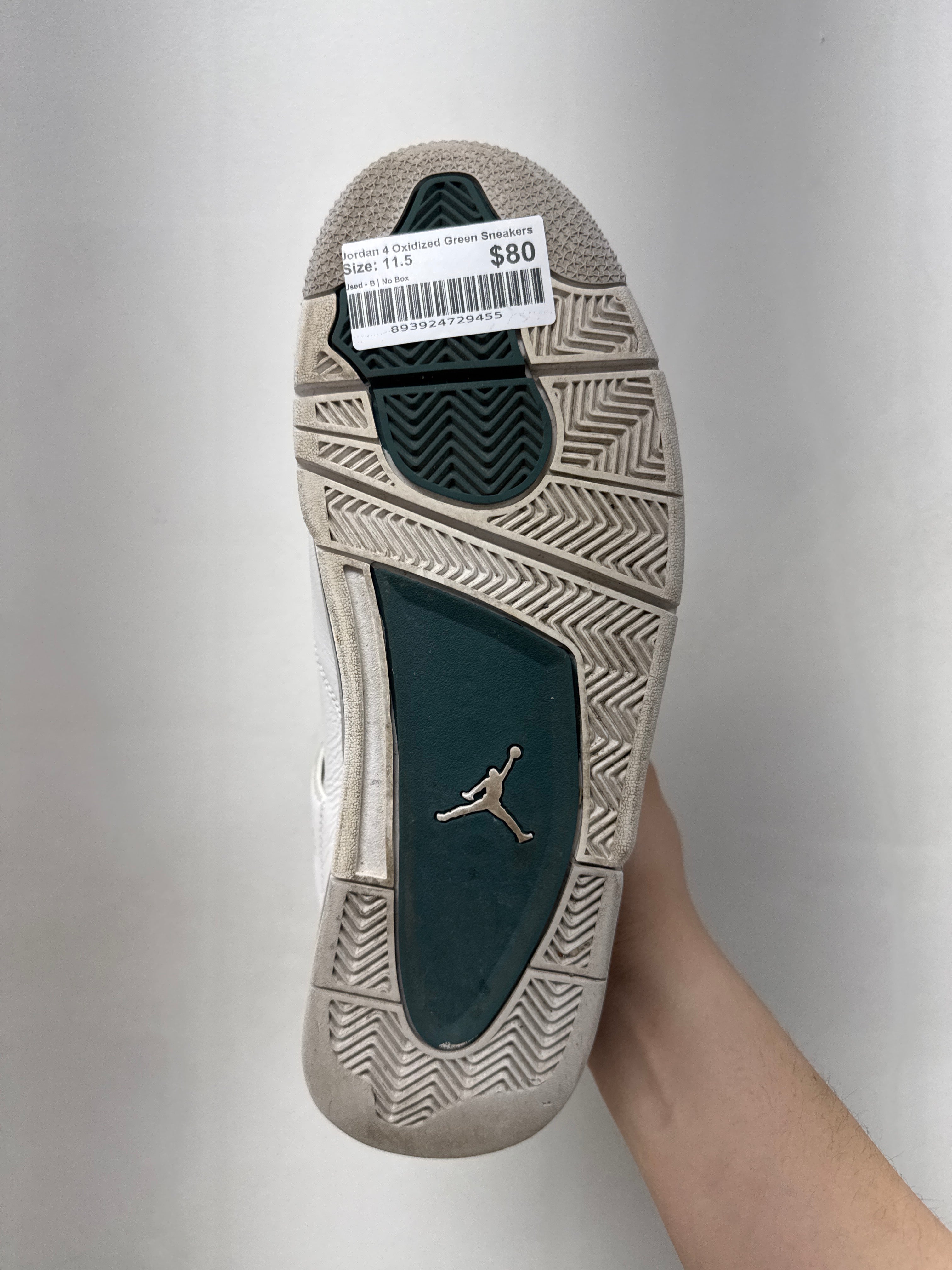 Jordan 4 Oxidized Green Sneakers