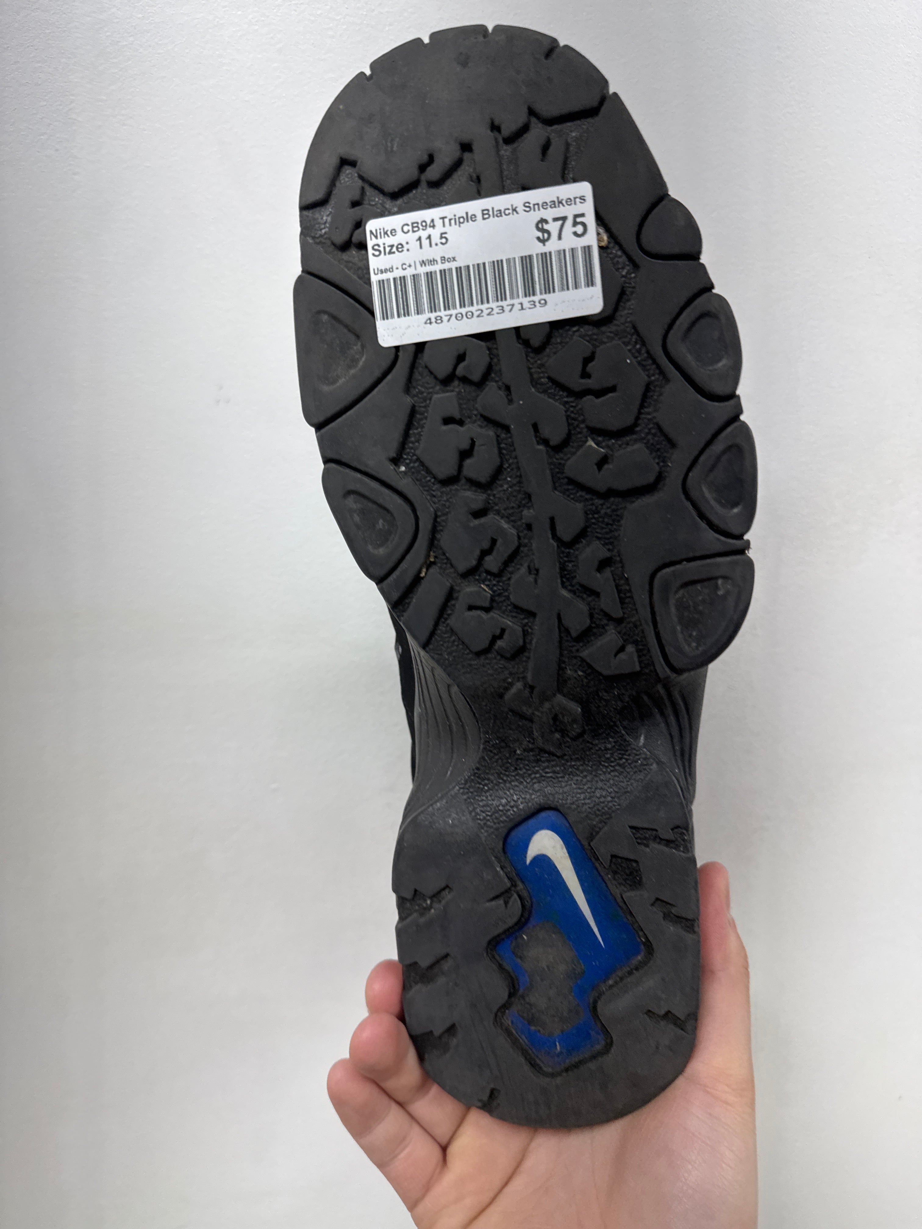 Nike CB94 Triple Black Sneakers