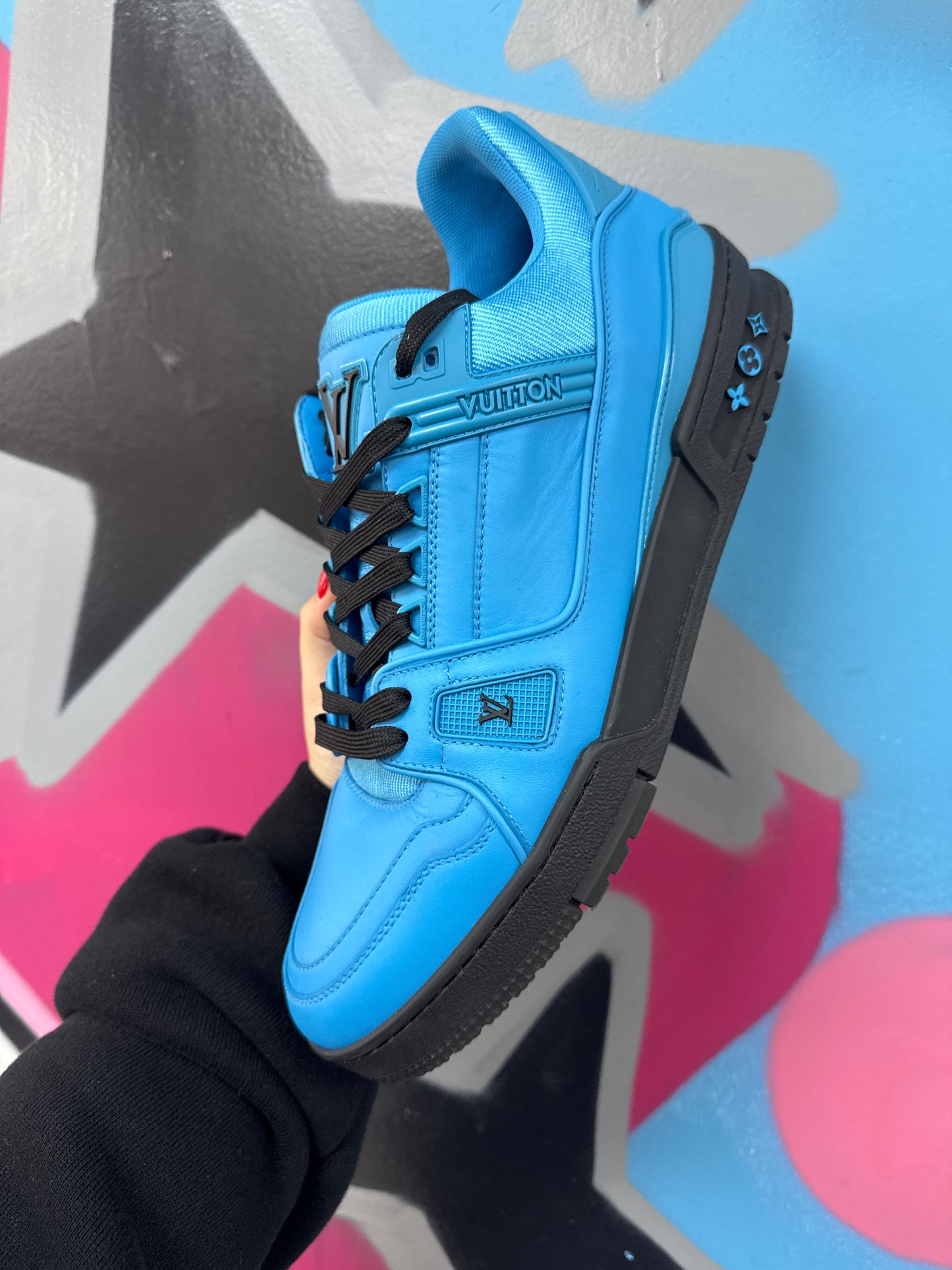Louis Vuitton Blue Trainer Sneakers Sneakers