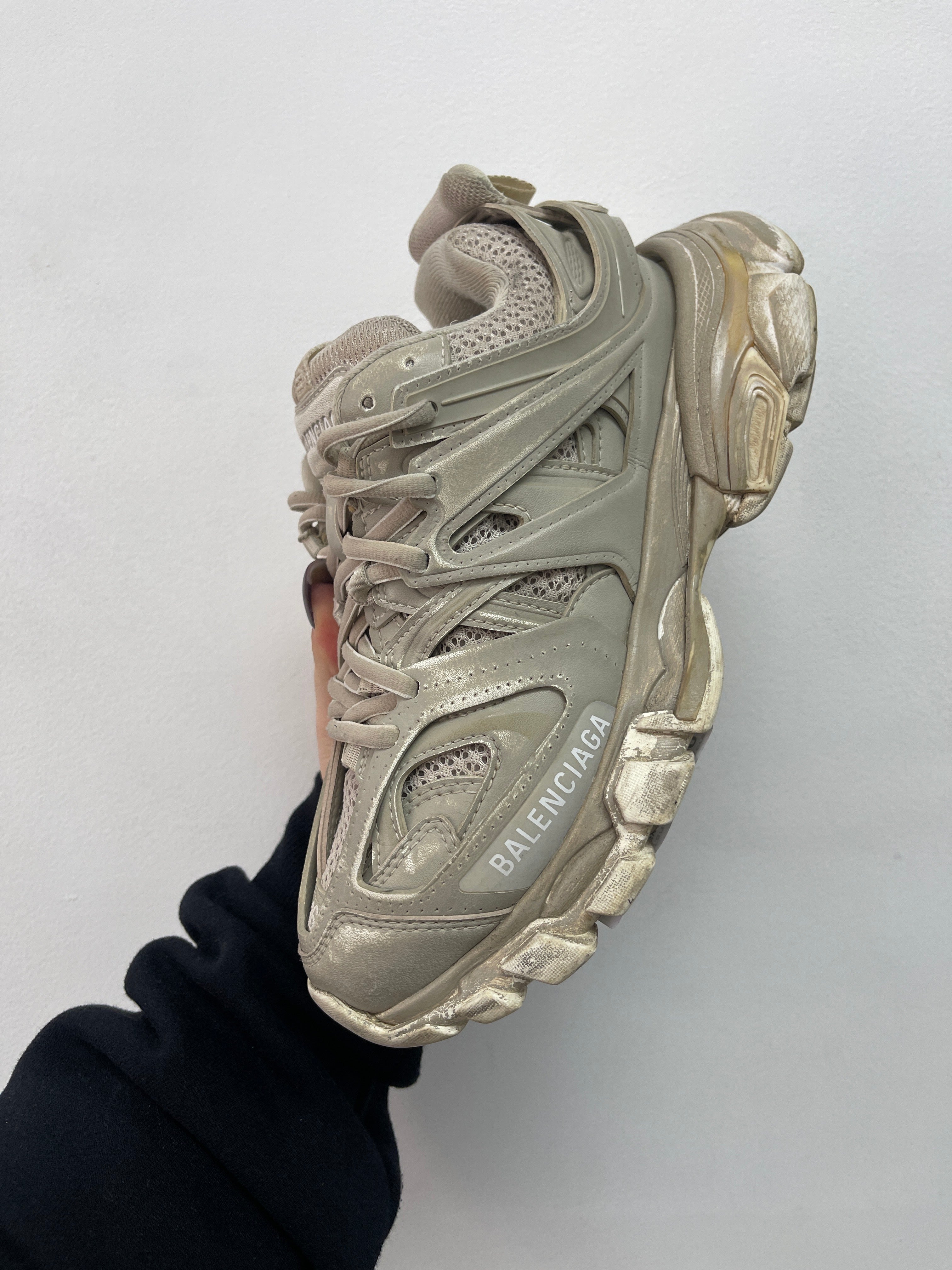 Balenciaga Tan Track Sneakers