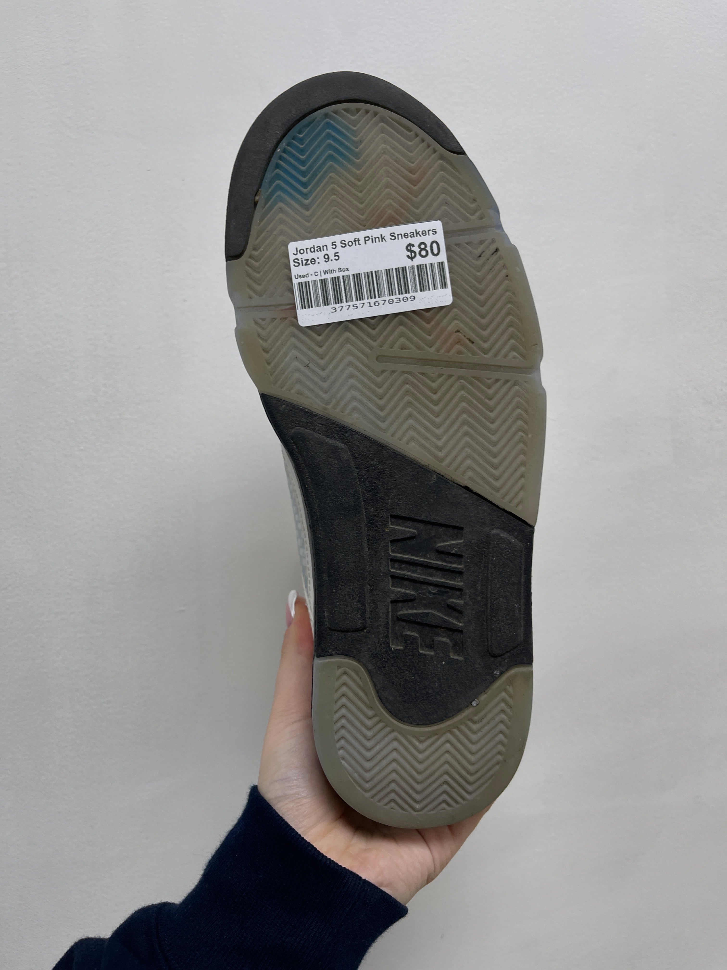 Jordan 5 Soft Pink Sneakers