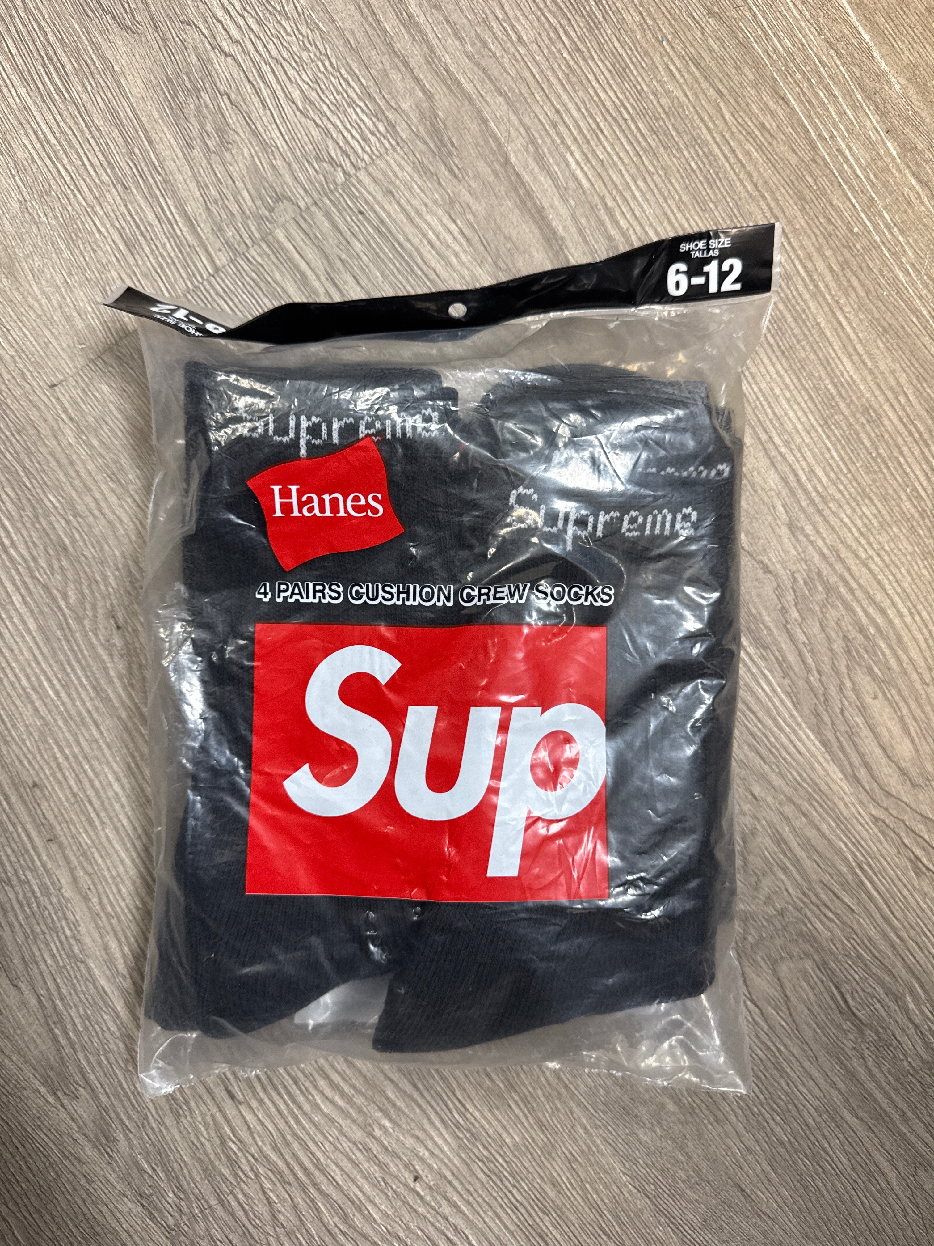 Supreme Black Socks