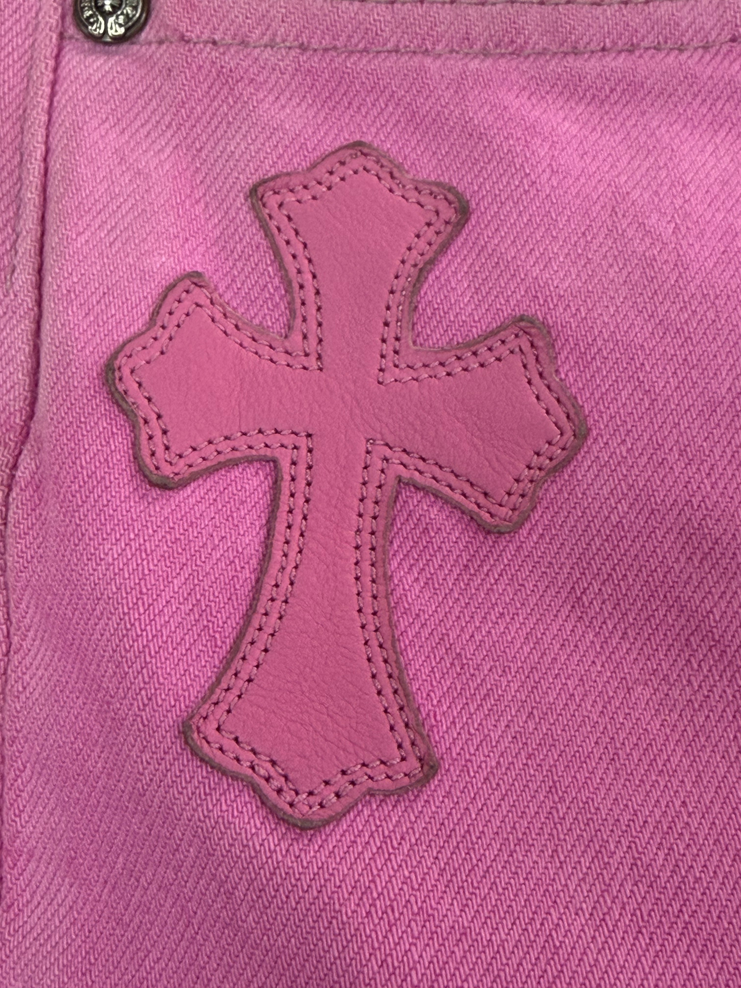 Chrome Hearts Pink Sex Records Levi's 501 Jeans