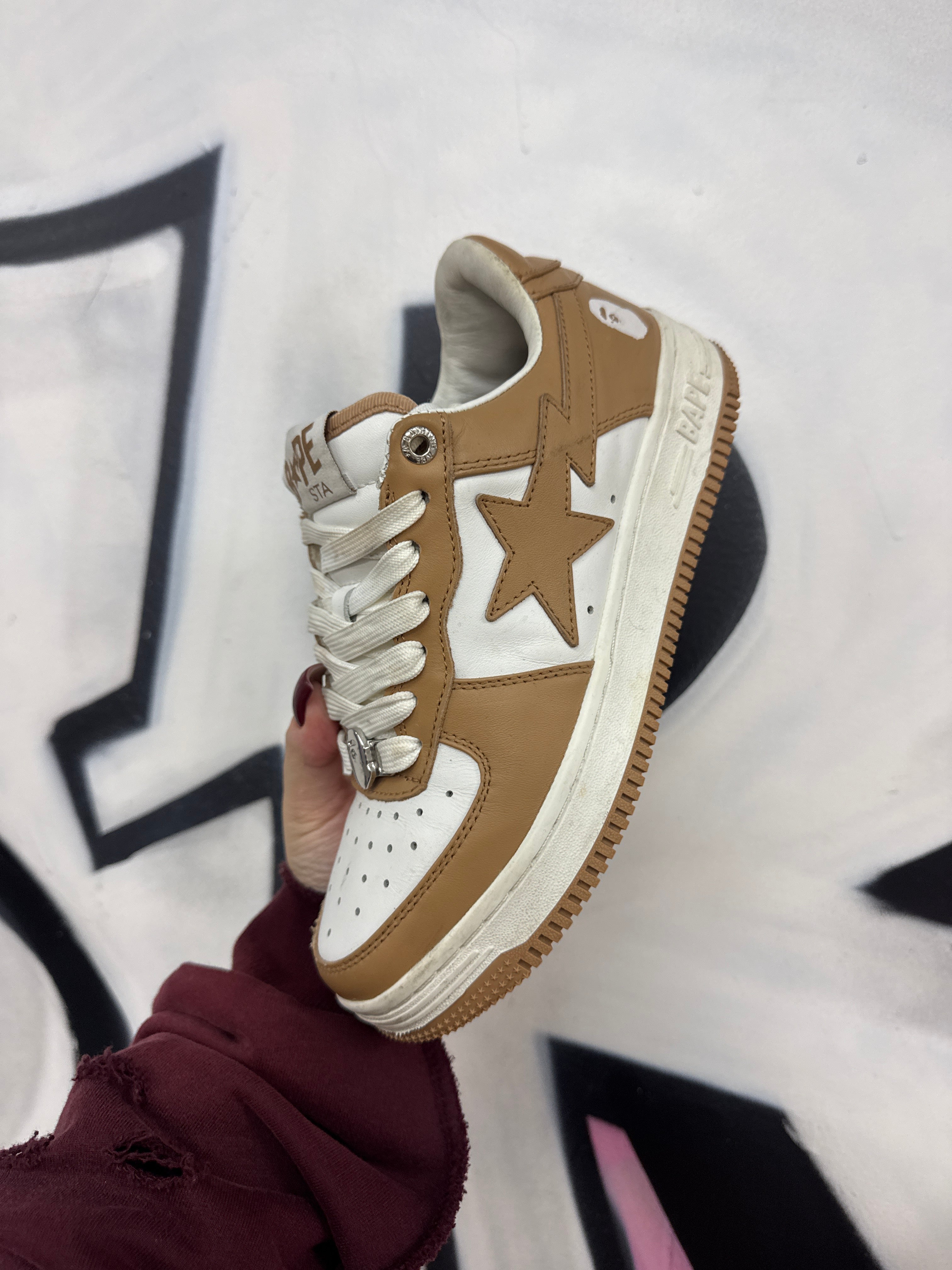 BAPE Bapesta Tan Sneakers