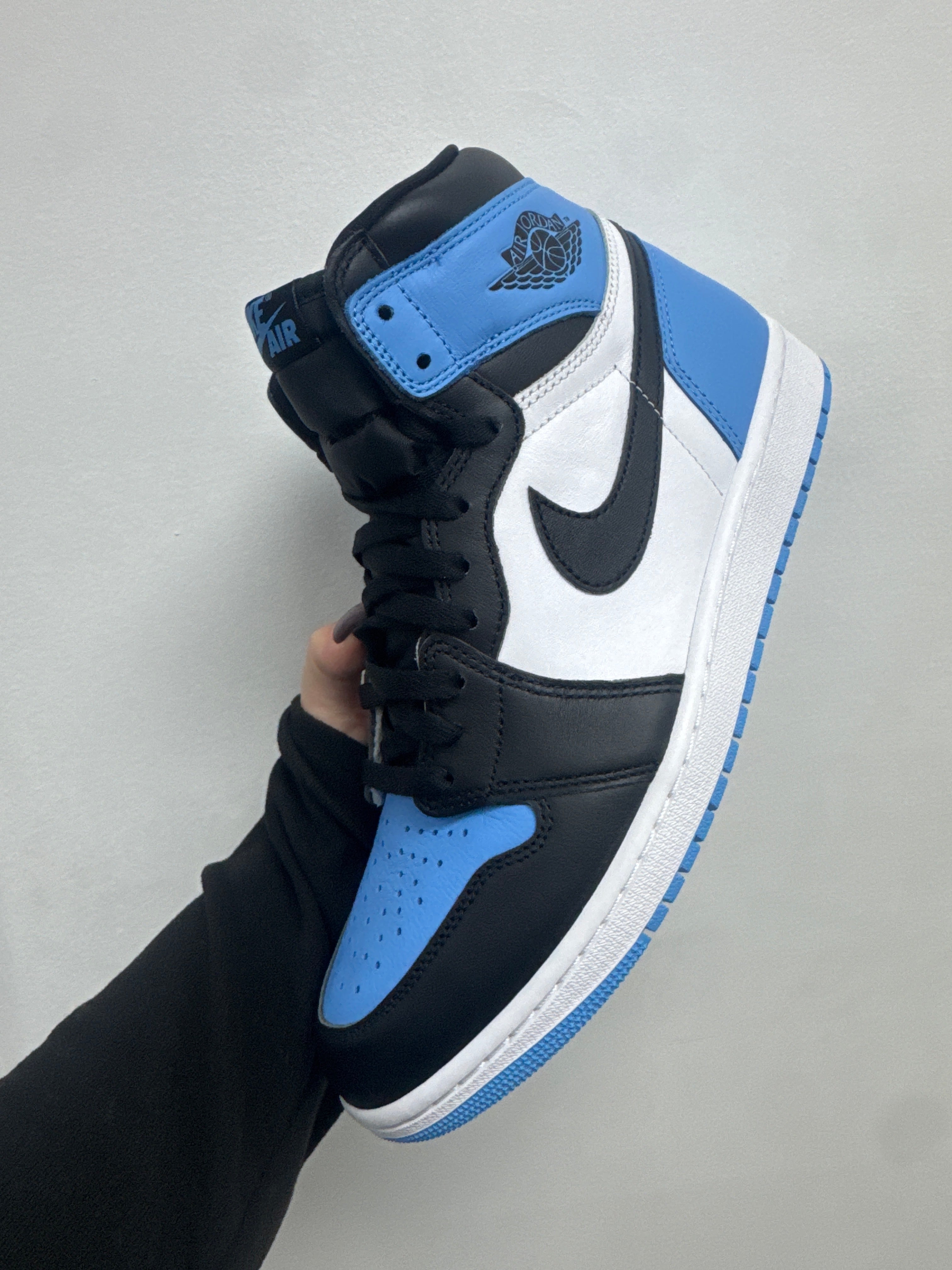 Nike Jordan 1 UNC Toe Sneakers