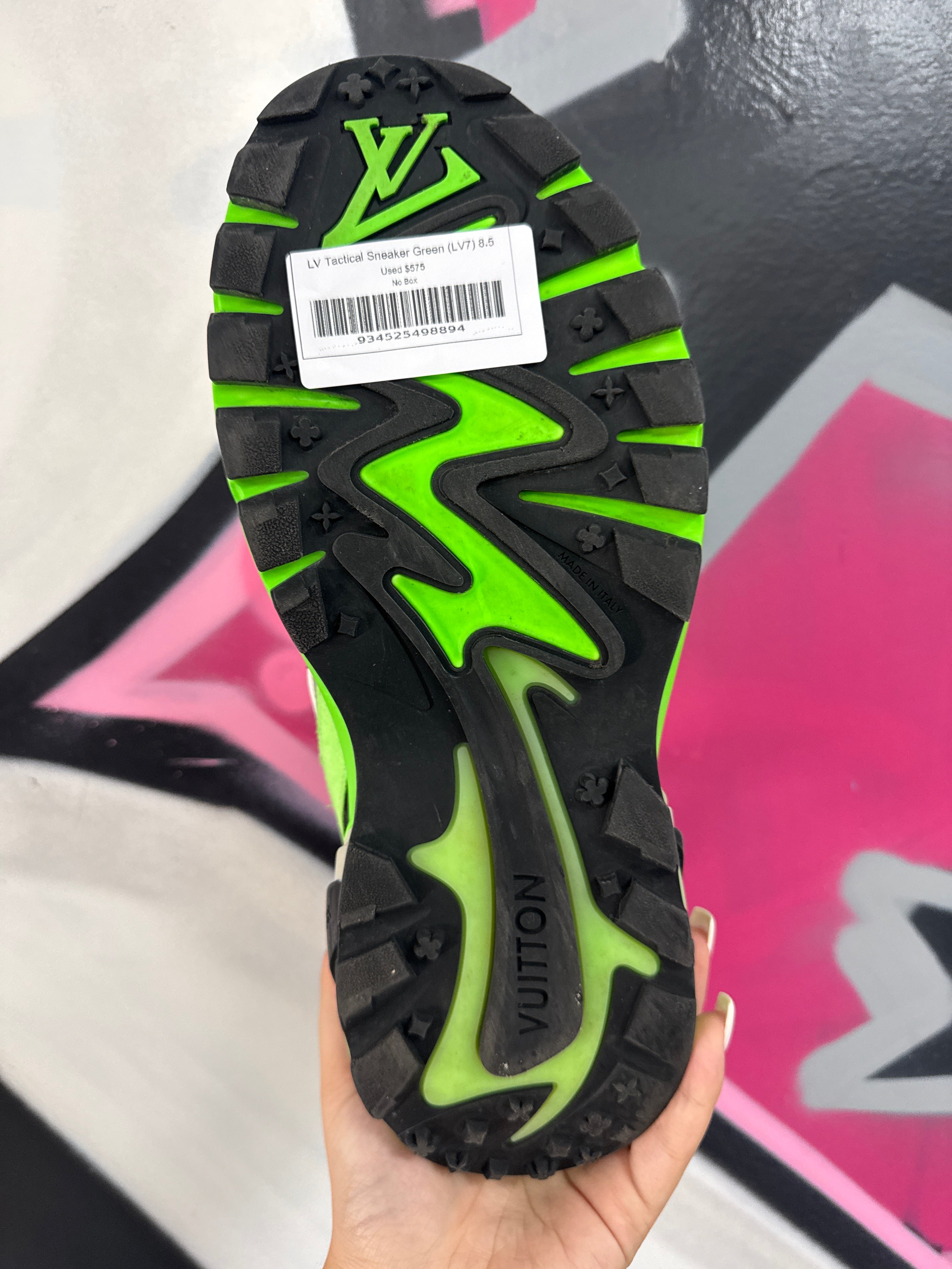 LV Tactical Sneaker Green (LV7) Used No Box