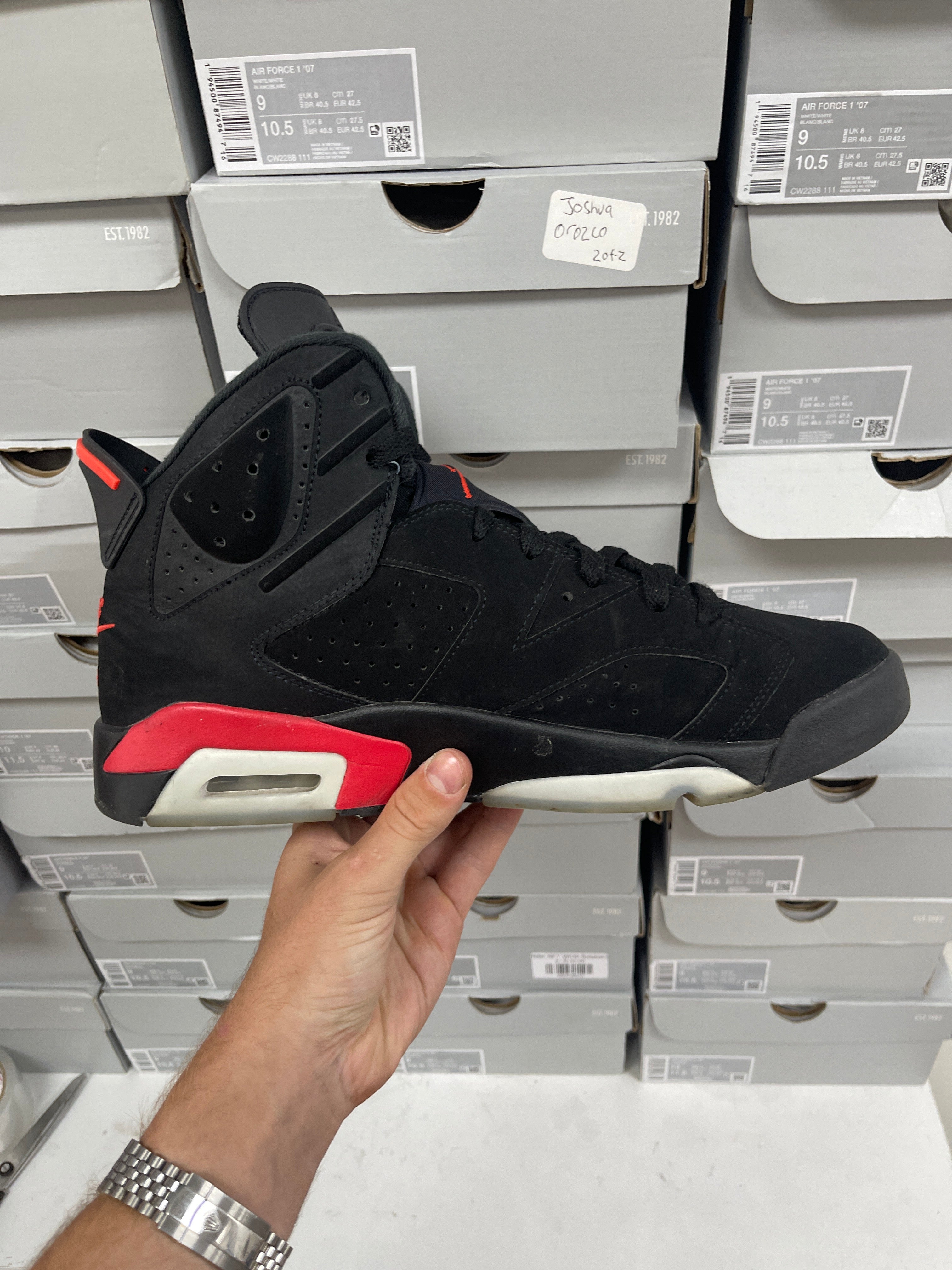 Jordan 6 Infrared Salesman Sneakers