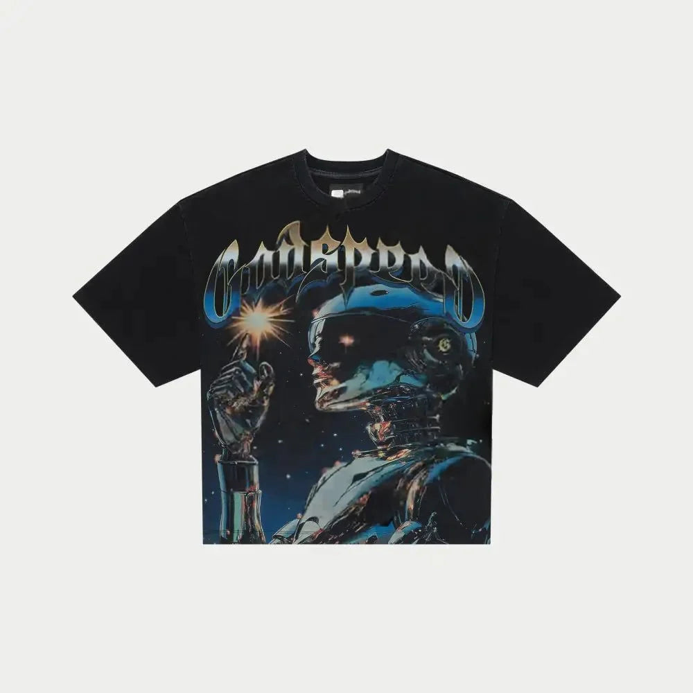 Godspeed Sputnik Moment Black Tee