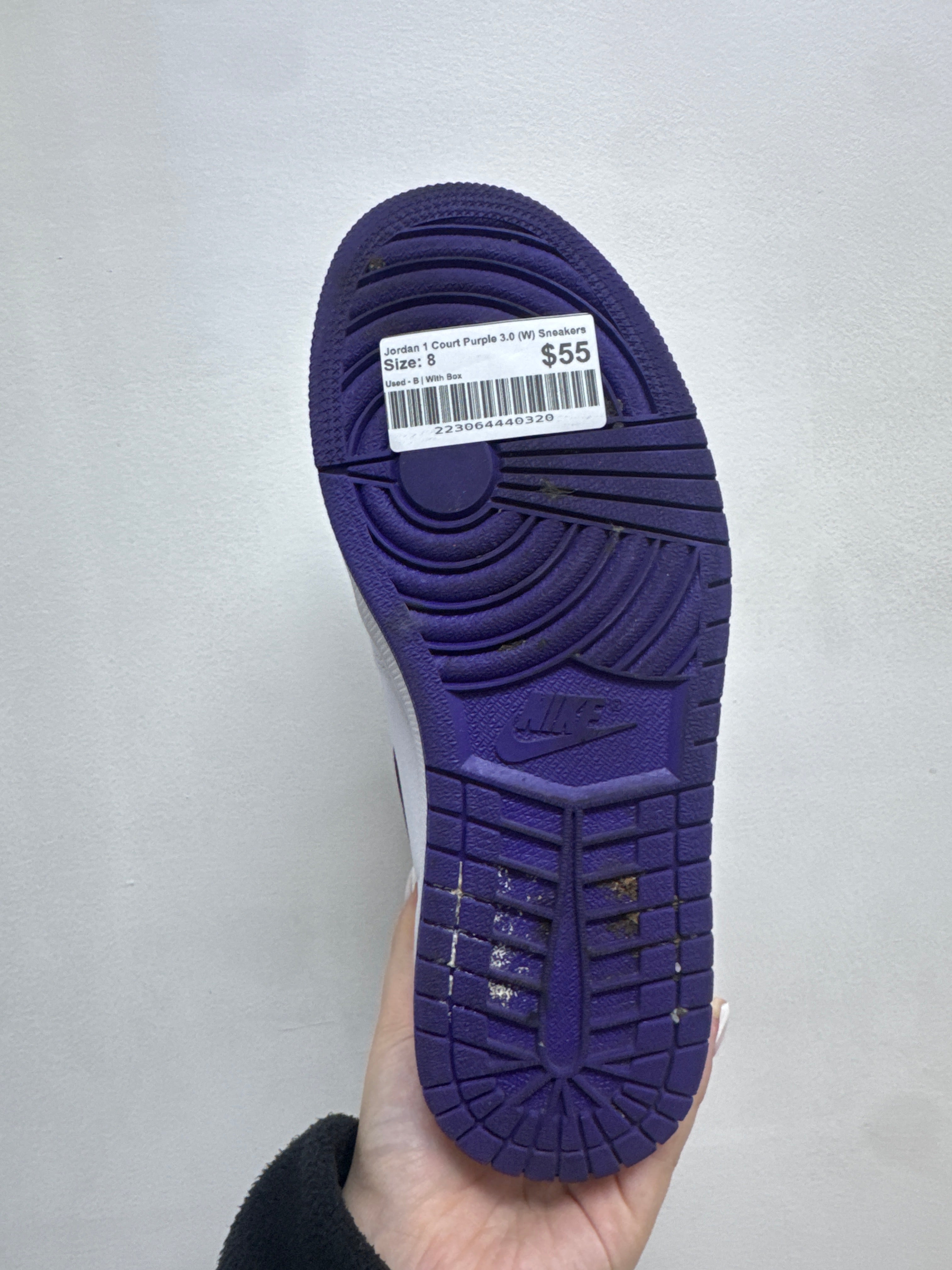 Jordan 1 Court Purple 3.0 (W) Sneakers