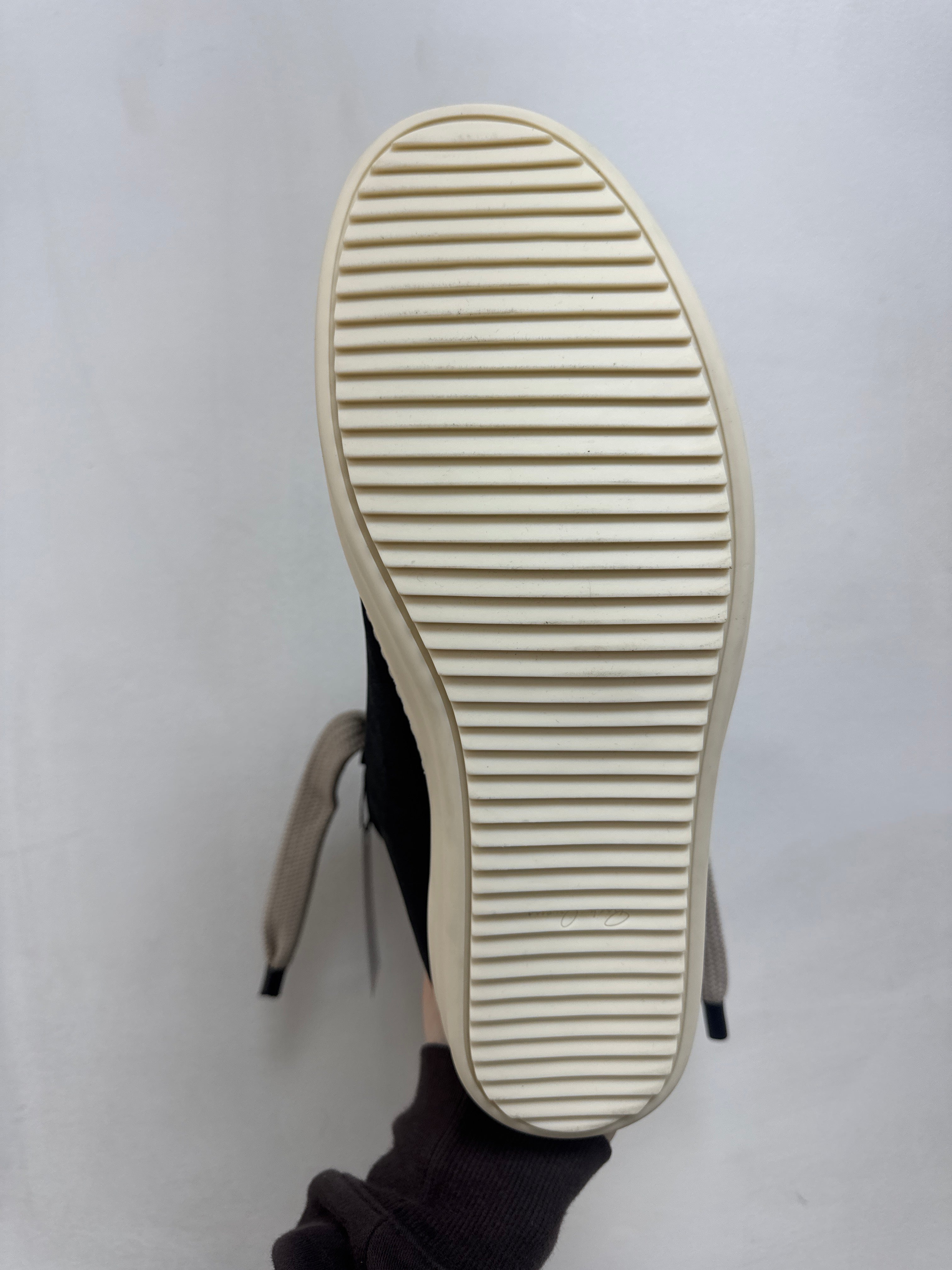 Rick Owens Black Jumbo Padded Mainline Hi Sneakers