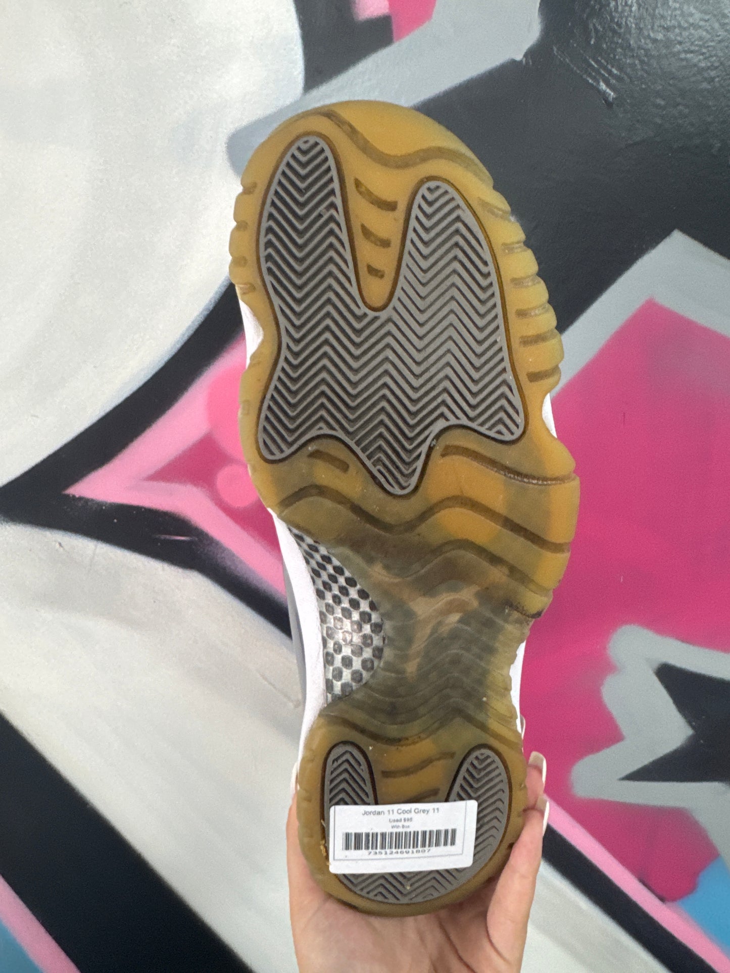 Jordan 11 Cool Grey Used With Box