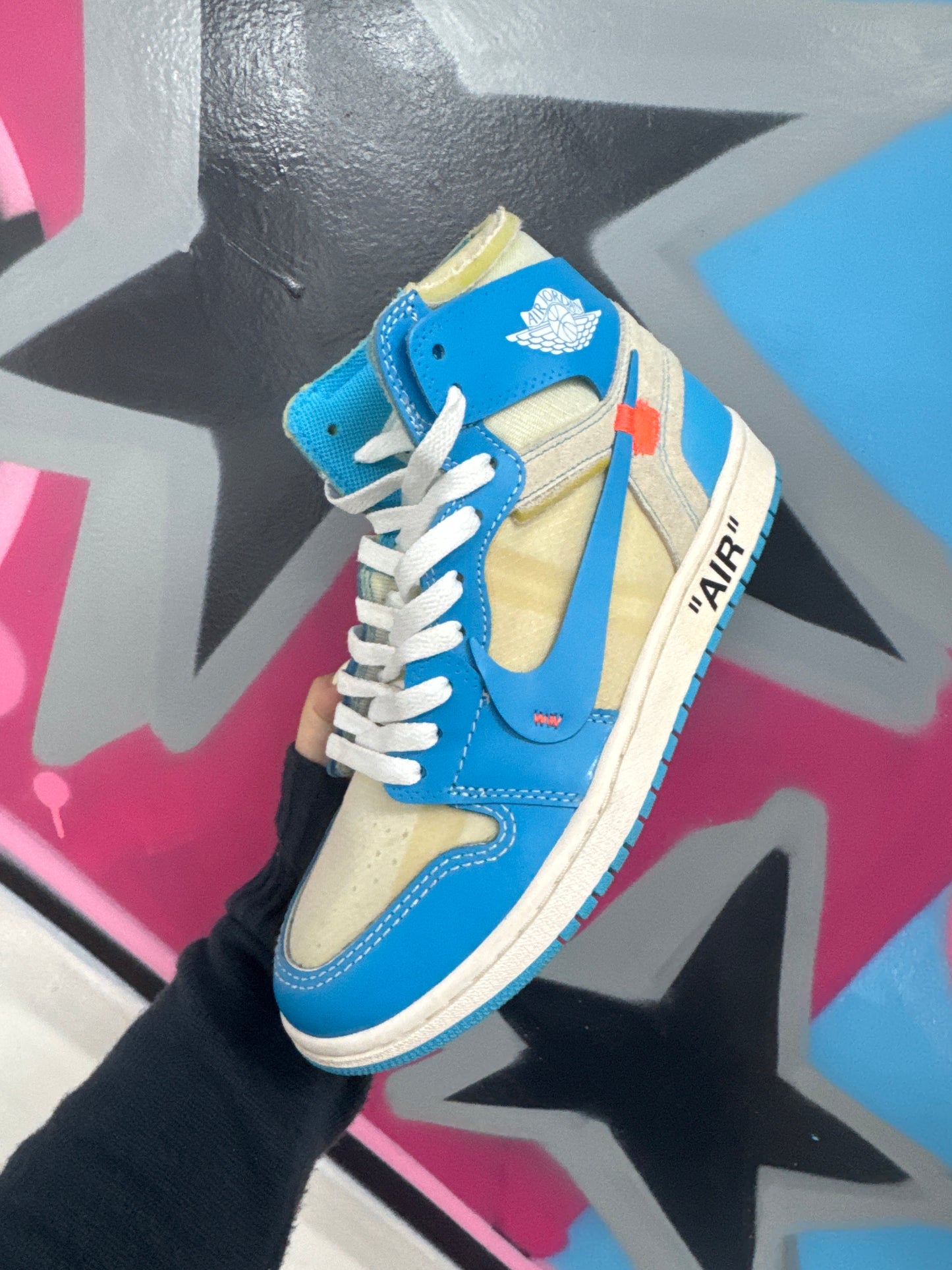 Nike x Off-White Jordan 1 UNC Used 6.5 No Box