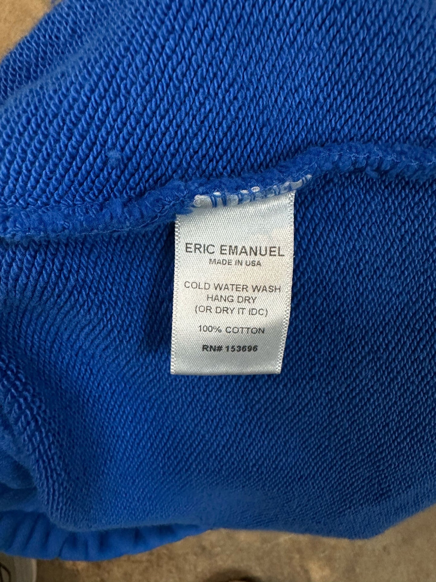 EE Sweatsuit Blue Red Used Large