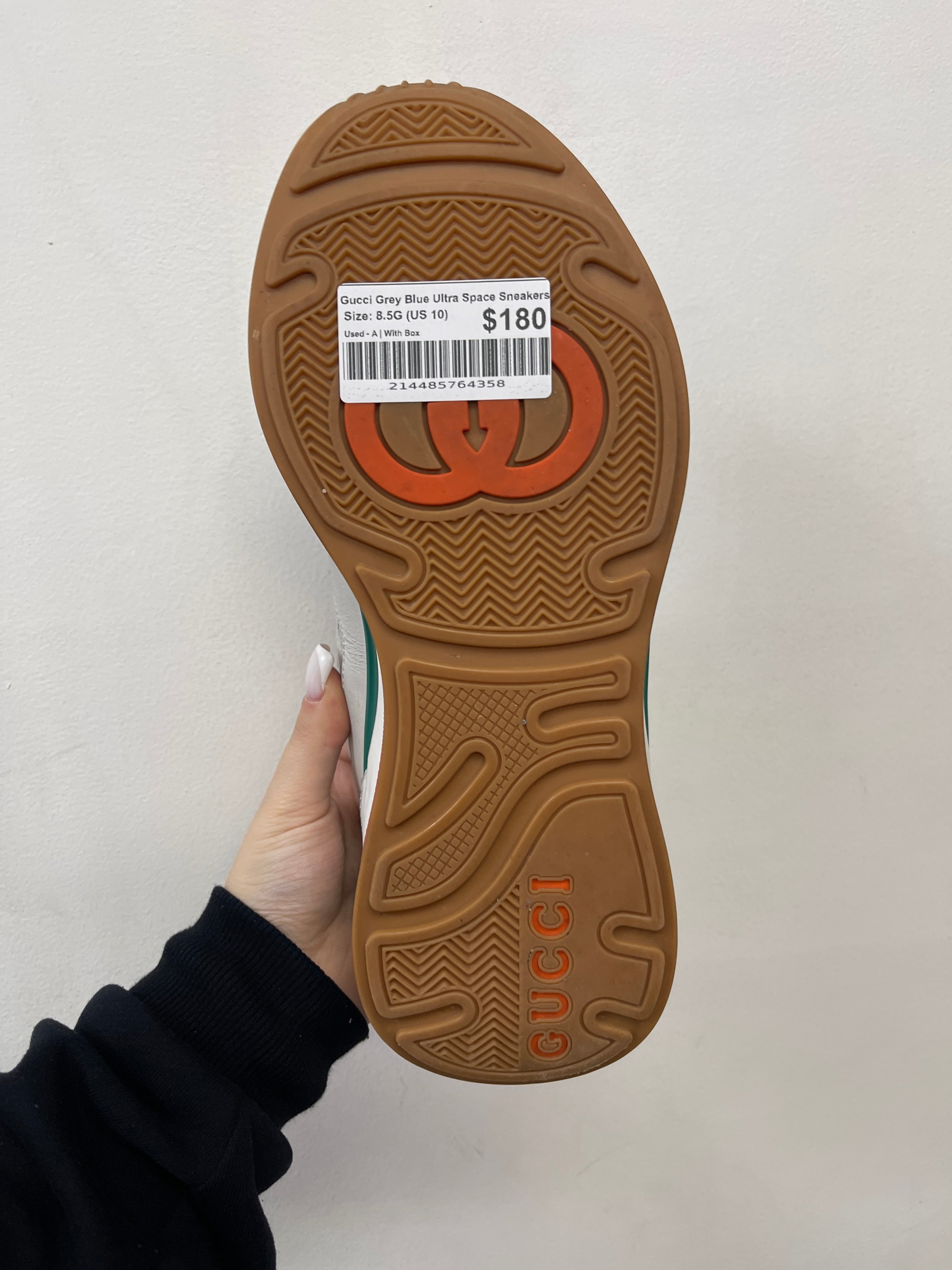 Gucci Grey Blue Ultra Space Sneakers