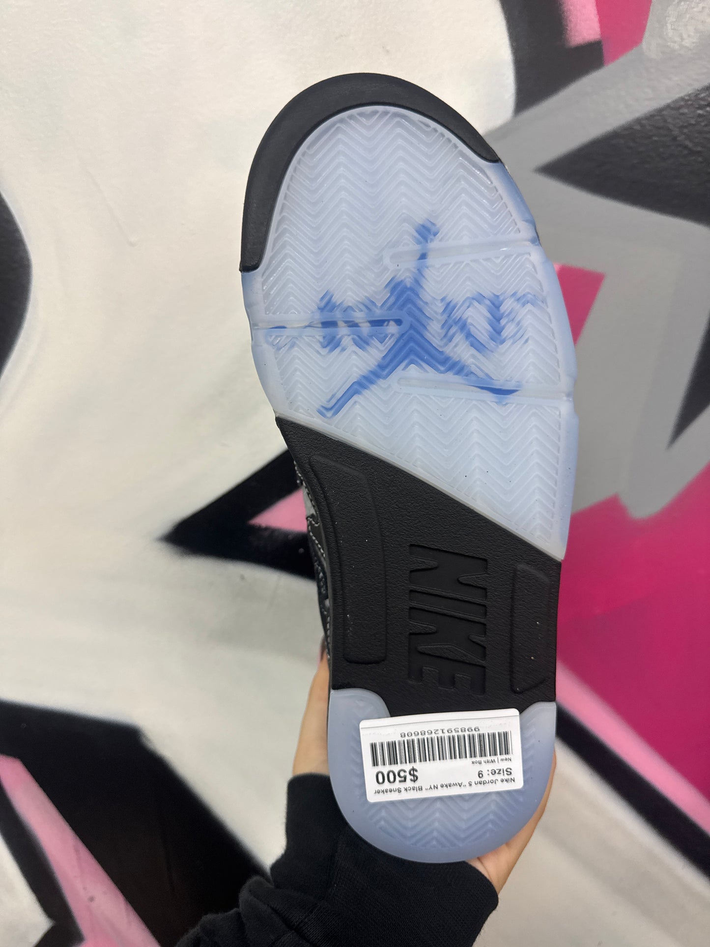 Nike Jordan 5 "Awake NY" Black Sneaker