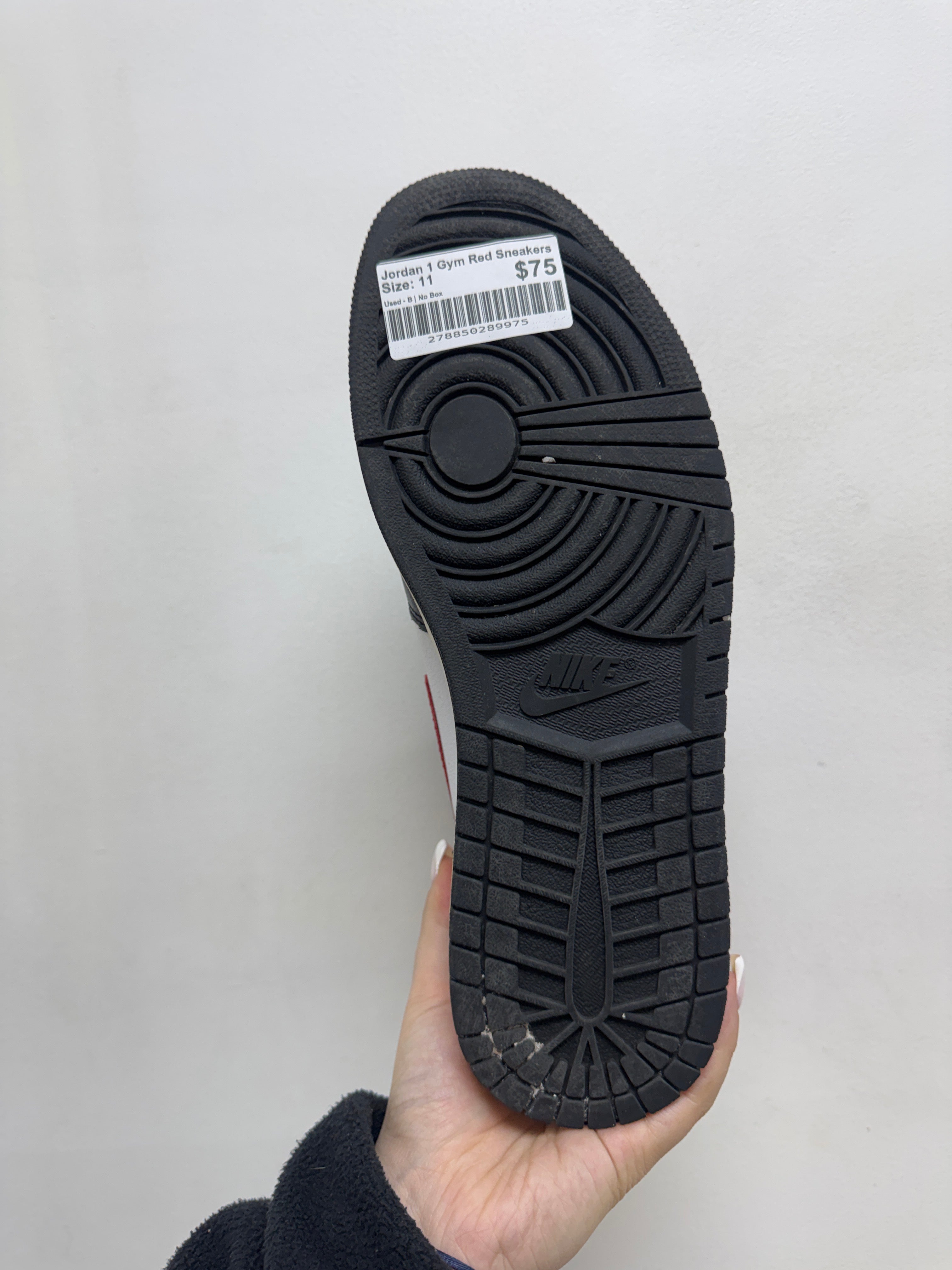 Jordan 1 Gym Red Sneakers