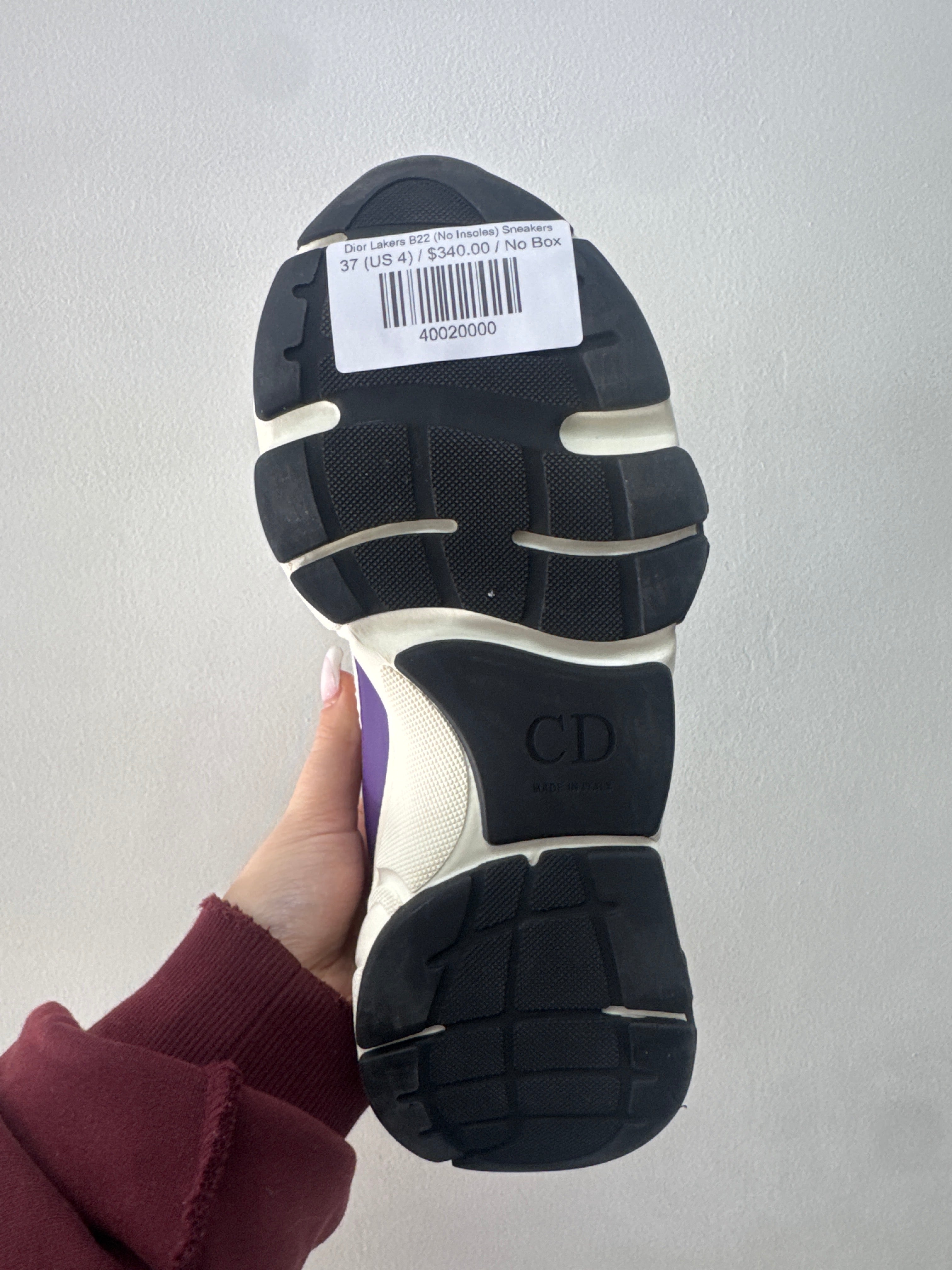 Dior Lakers B22 (No Insoles) Sneakers
