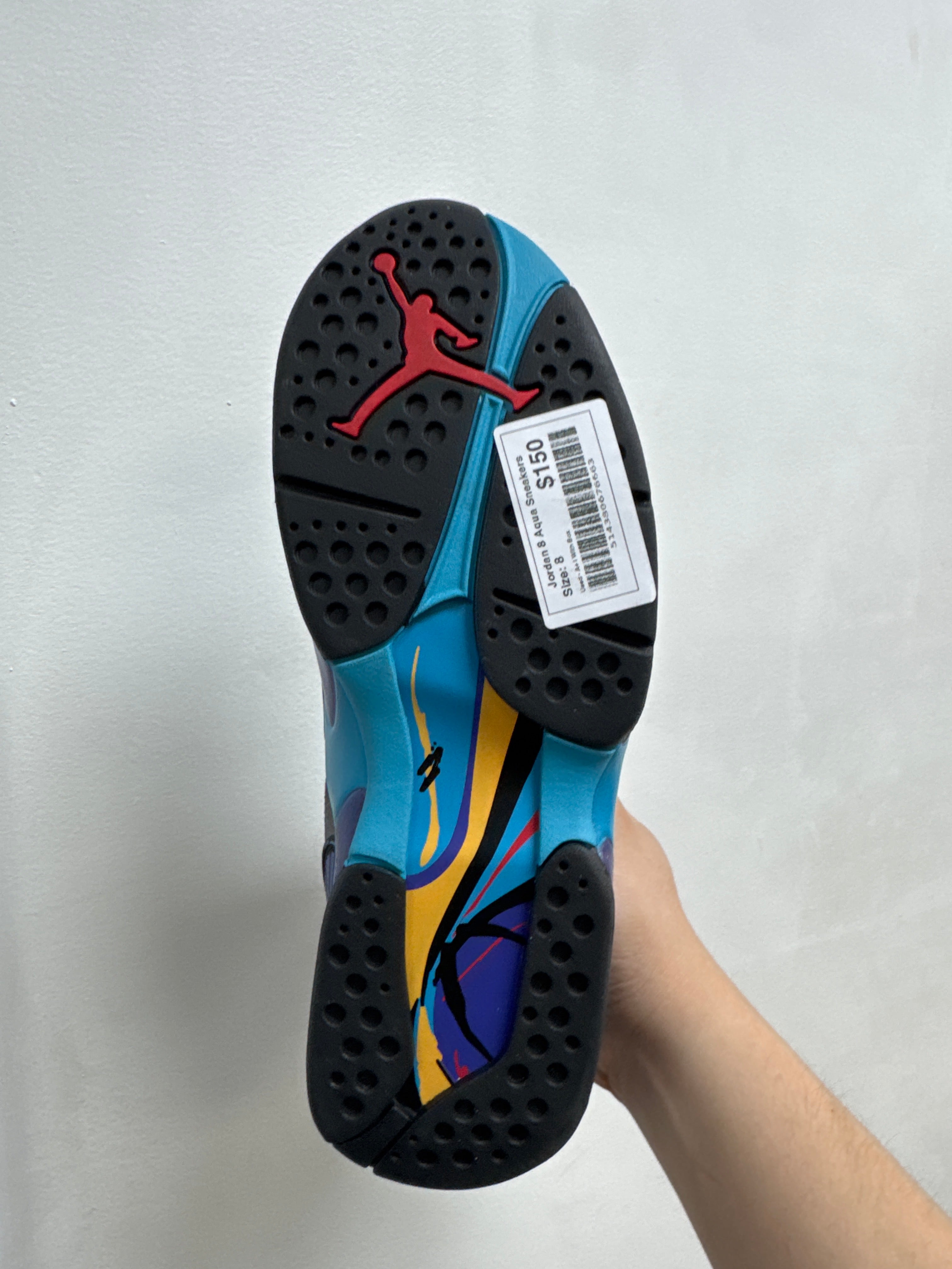 Jordan 8 Aqua Sneakers