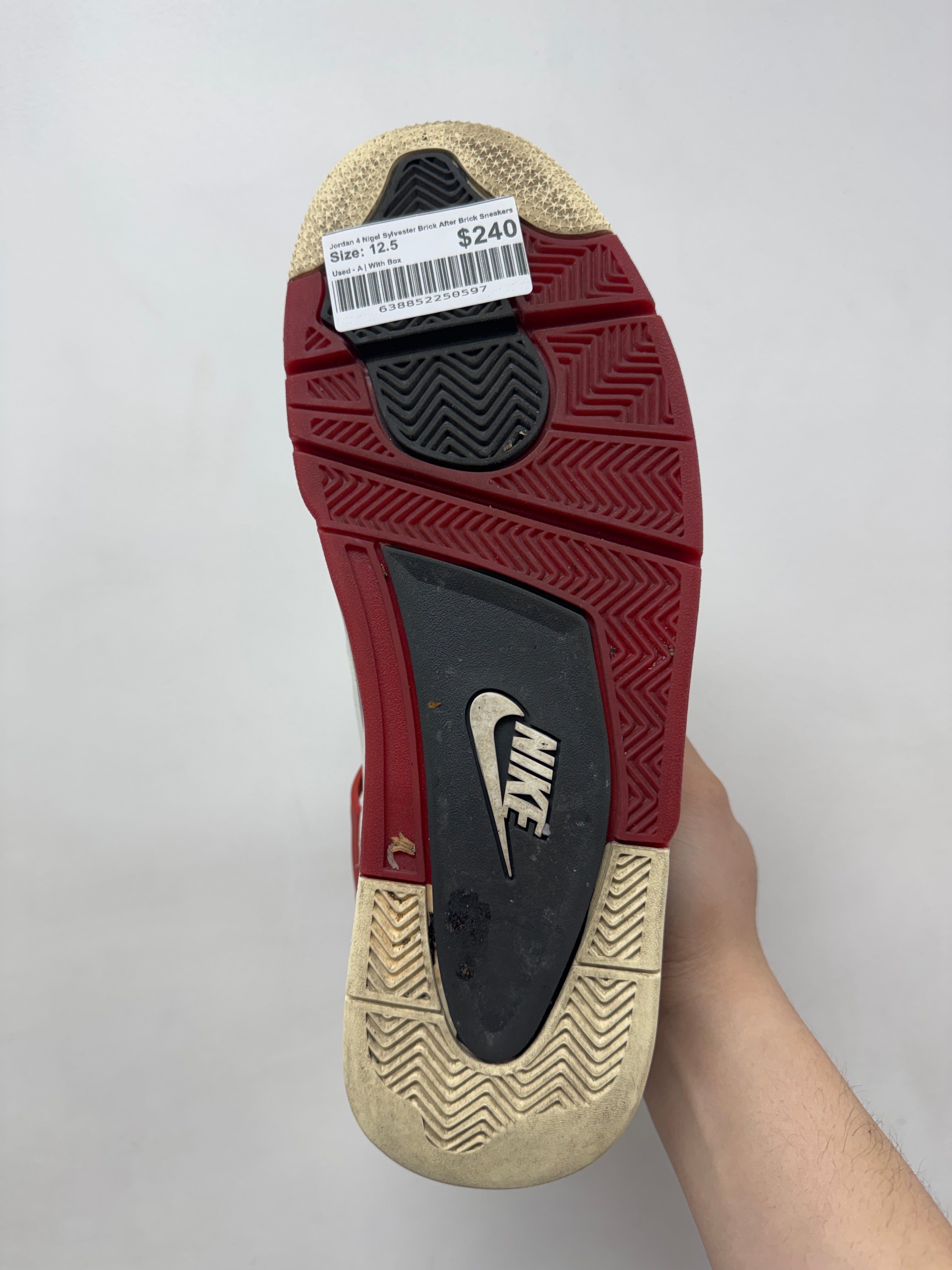 Jordan 4 Nigel Sylvester Brick After Brick Sneakers