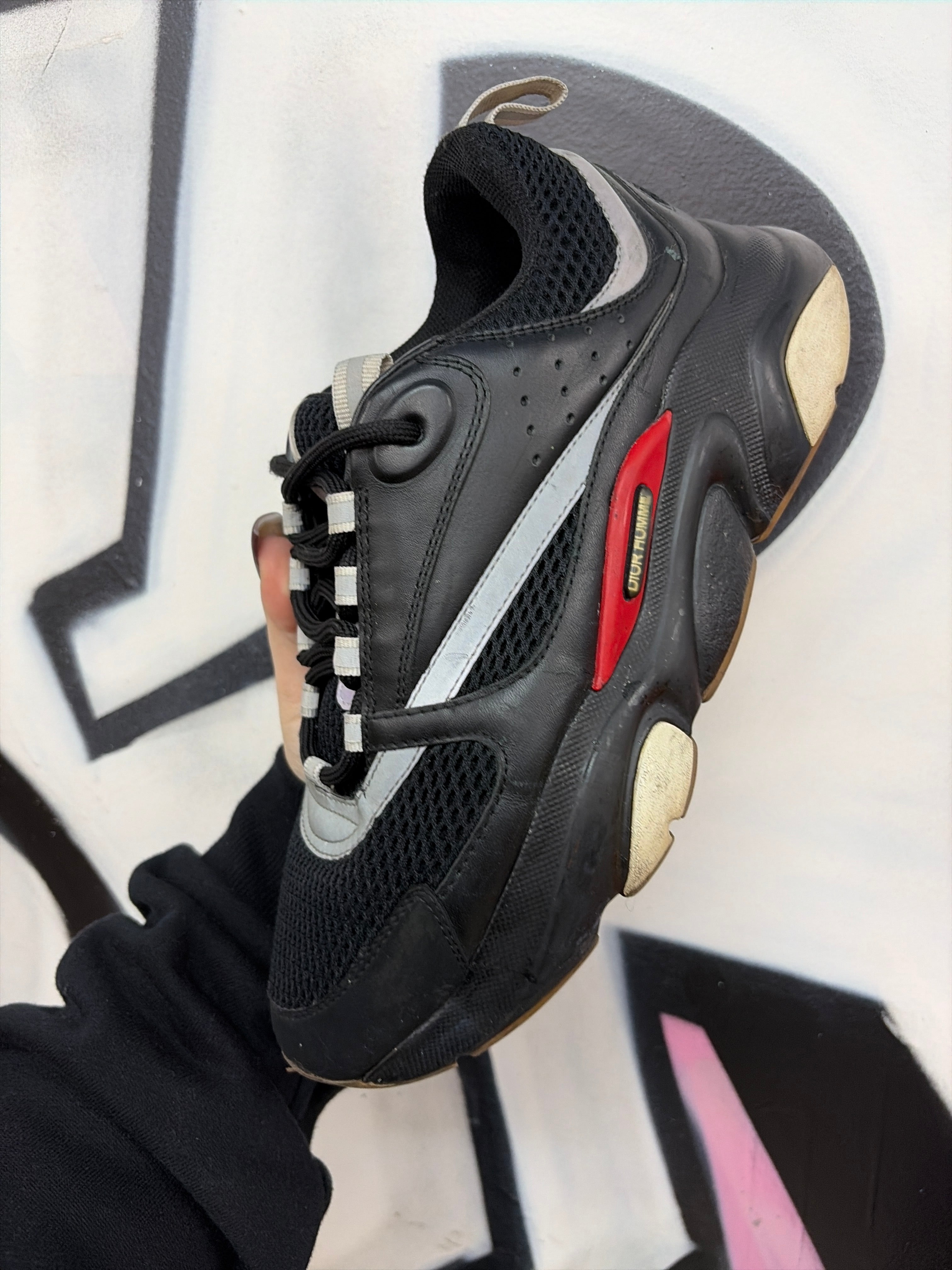 Dior Black Red B22 Homme Sneakers