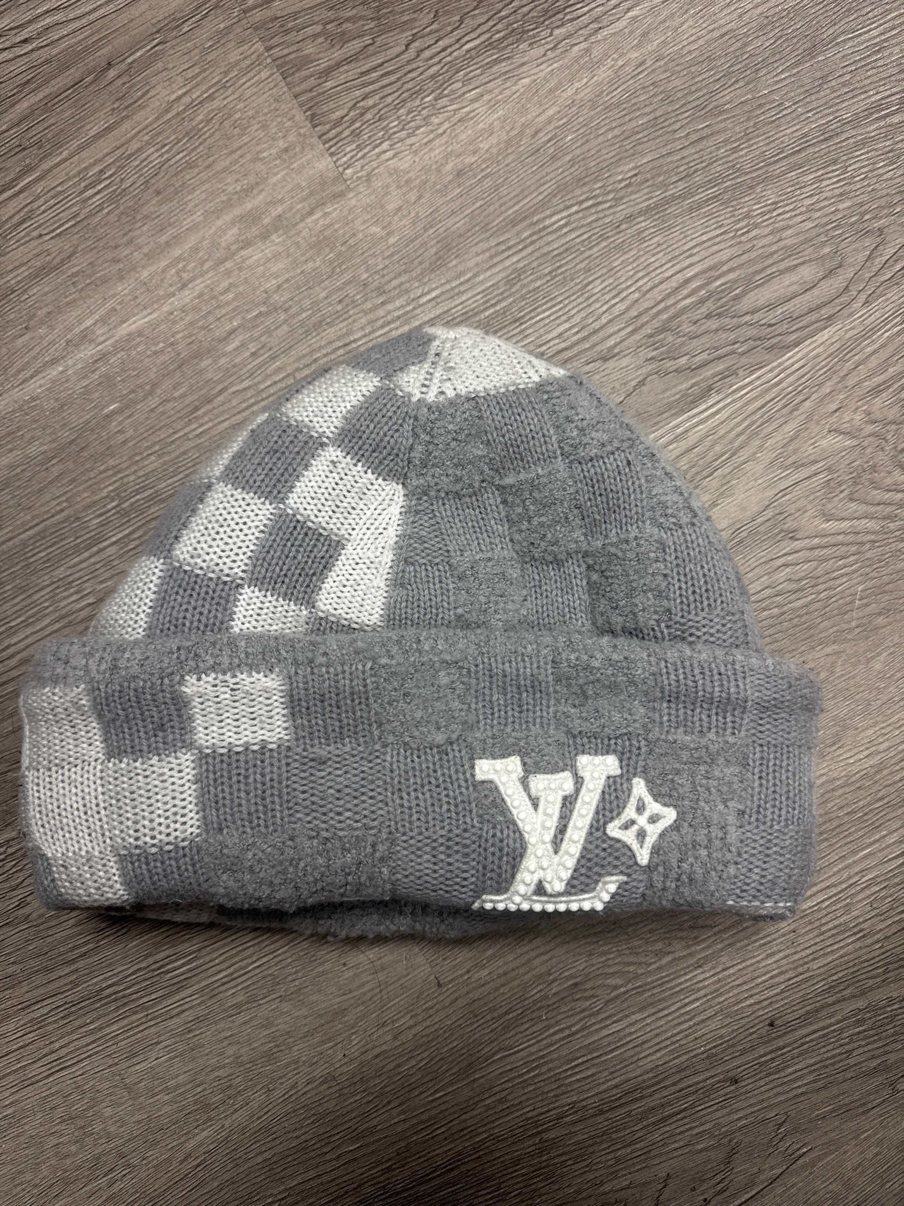 Louis Vuitton Damier Grey Crush Beanie