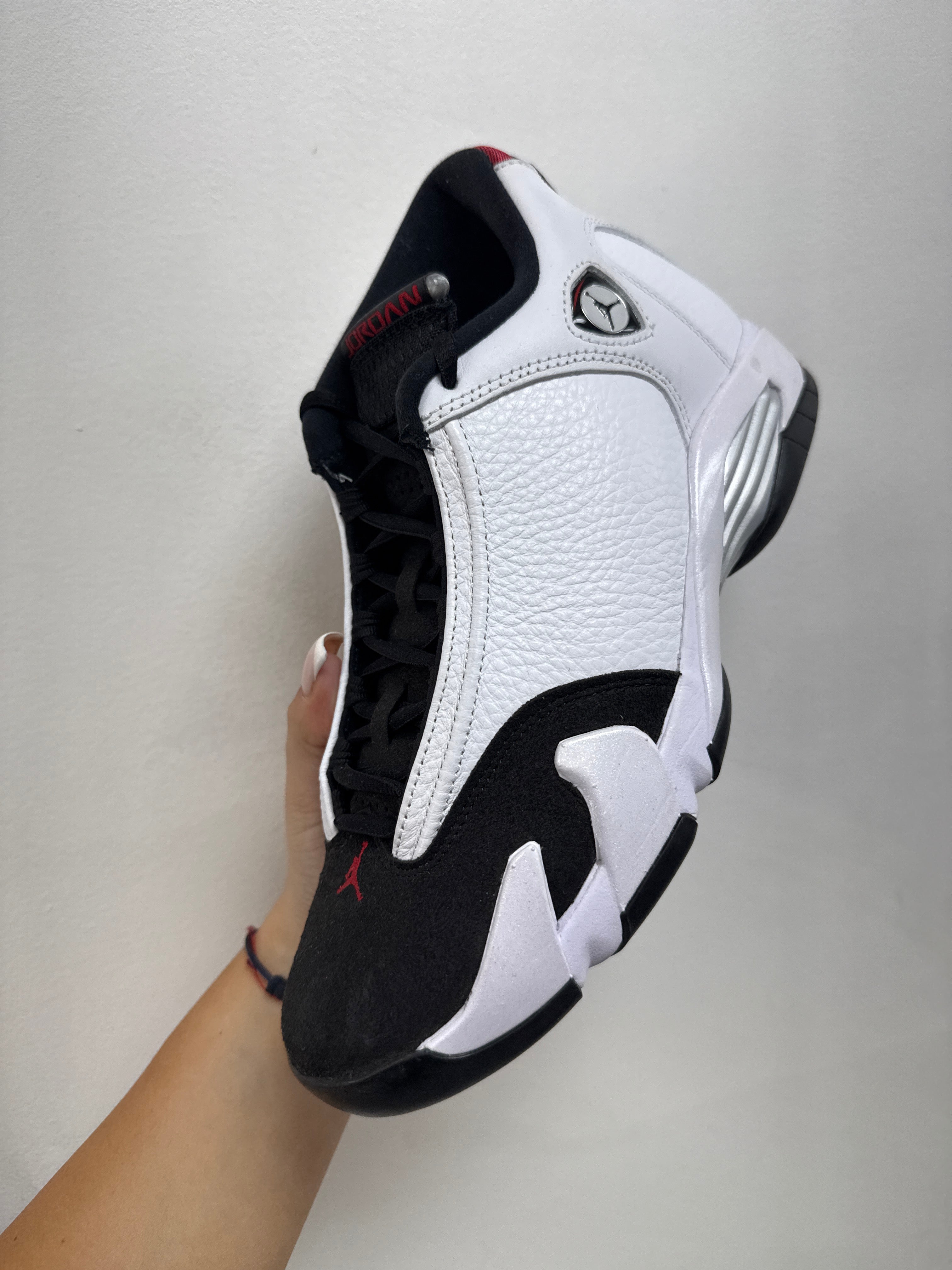 Jordan 14 Black Toe Sneakers