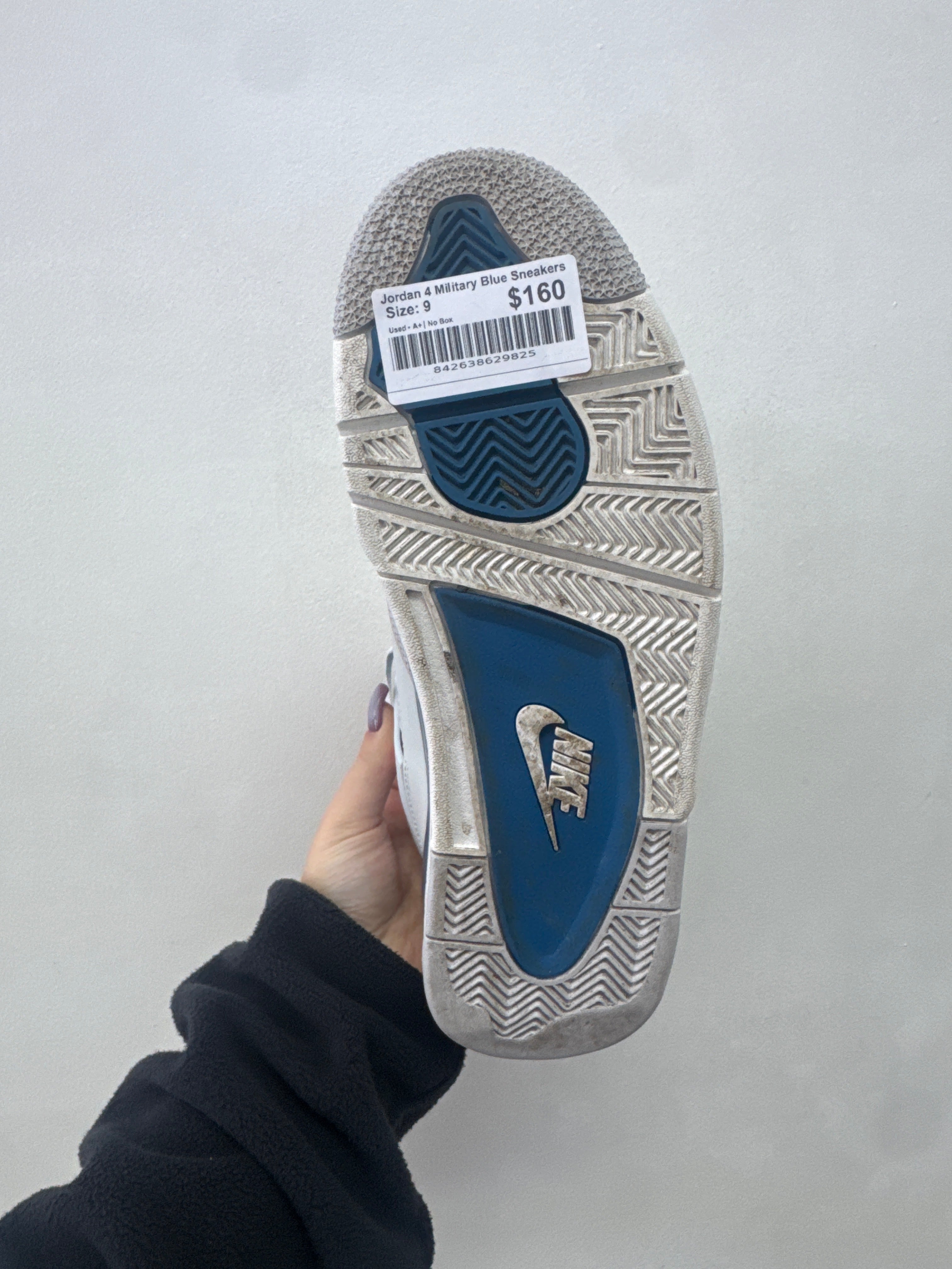 Jordan 4 Military Blue Sneakers