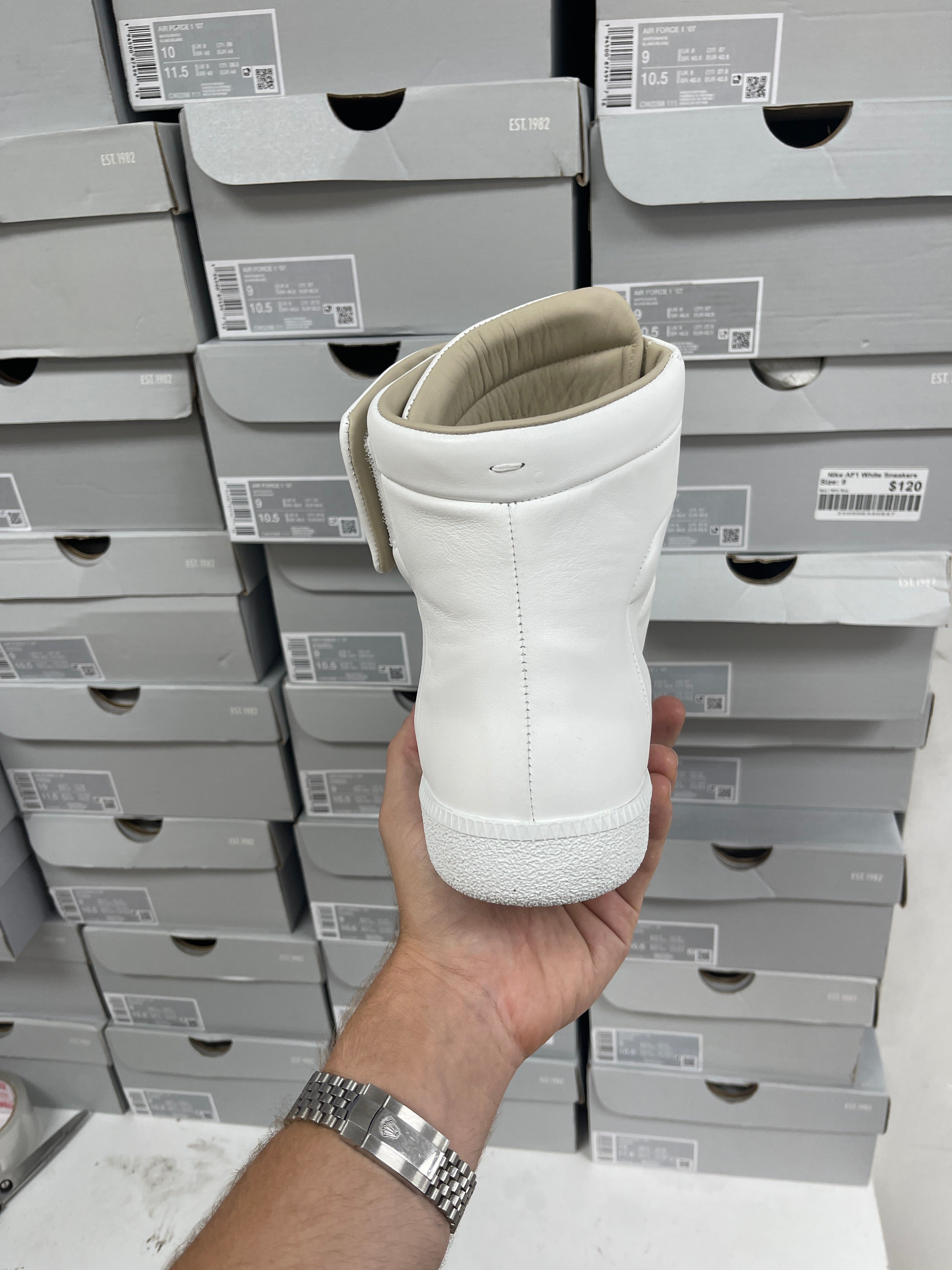Maison Margiela White Future Hi Sneakers