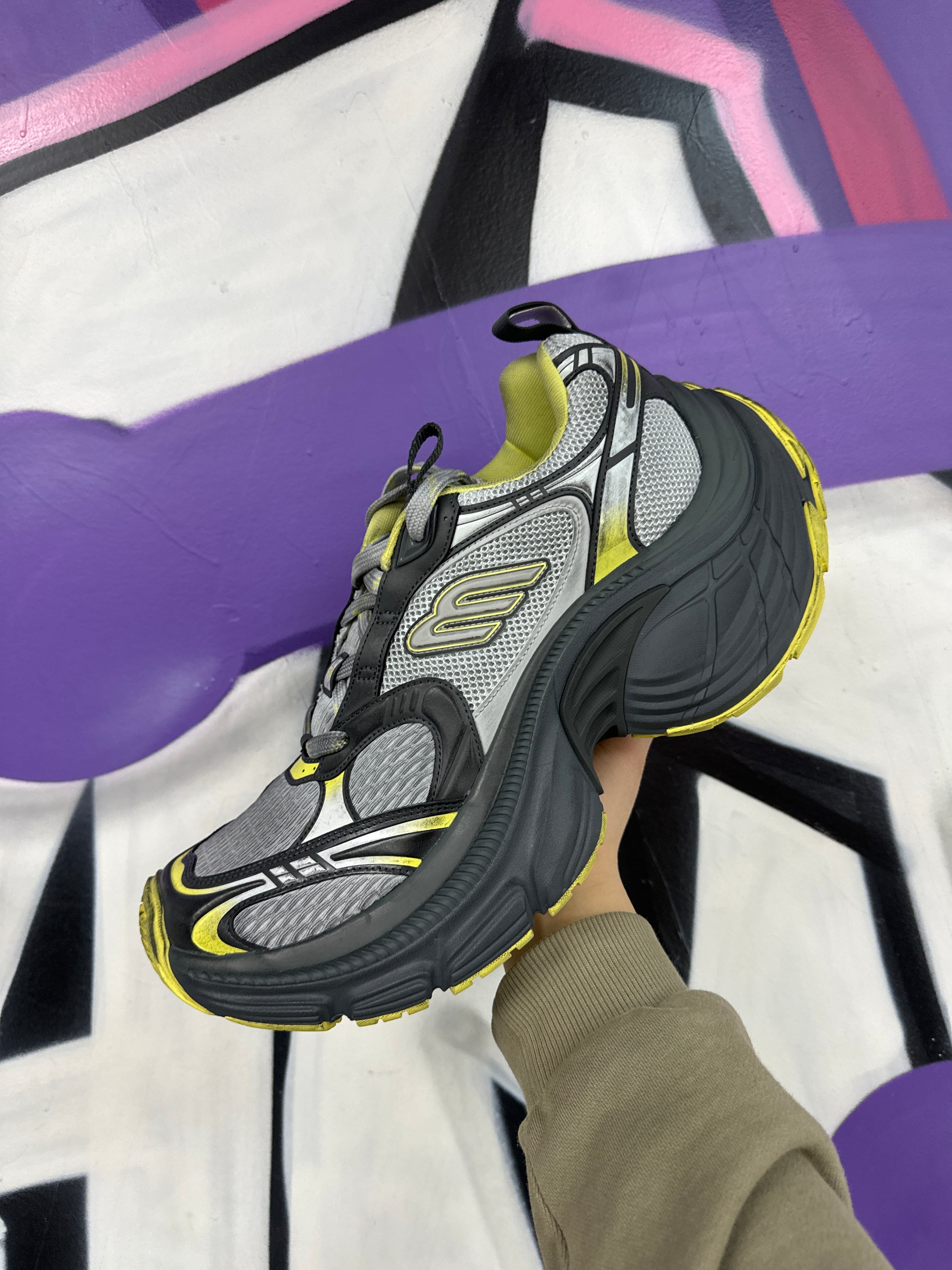 Balenciaga Grey Yellow 10XL Sneakers