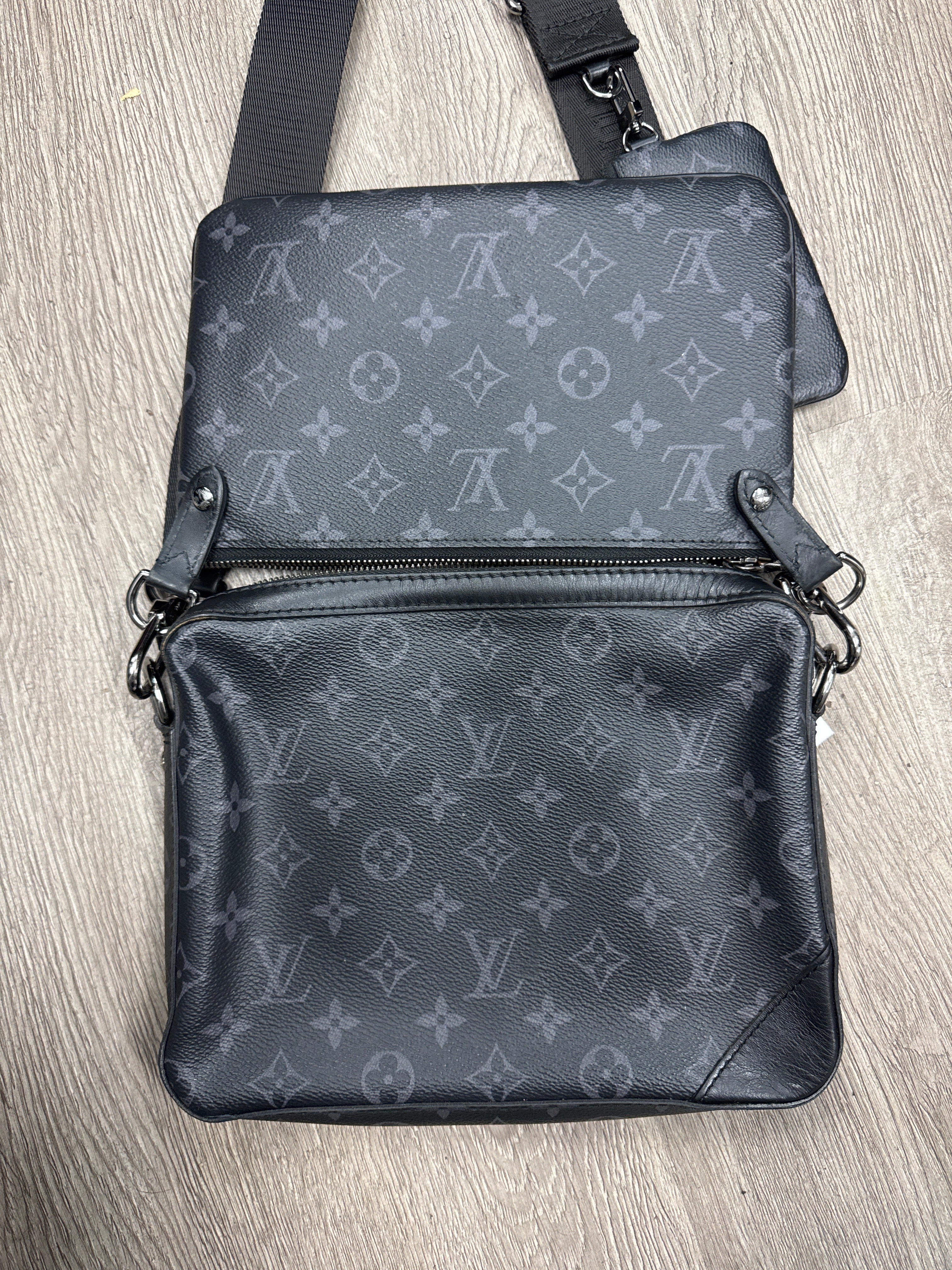 Louis Vuitton Black Monogram Trio Bag