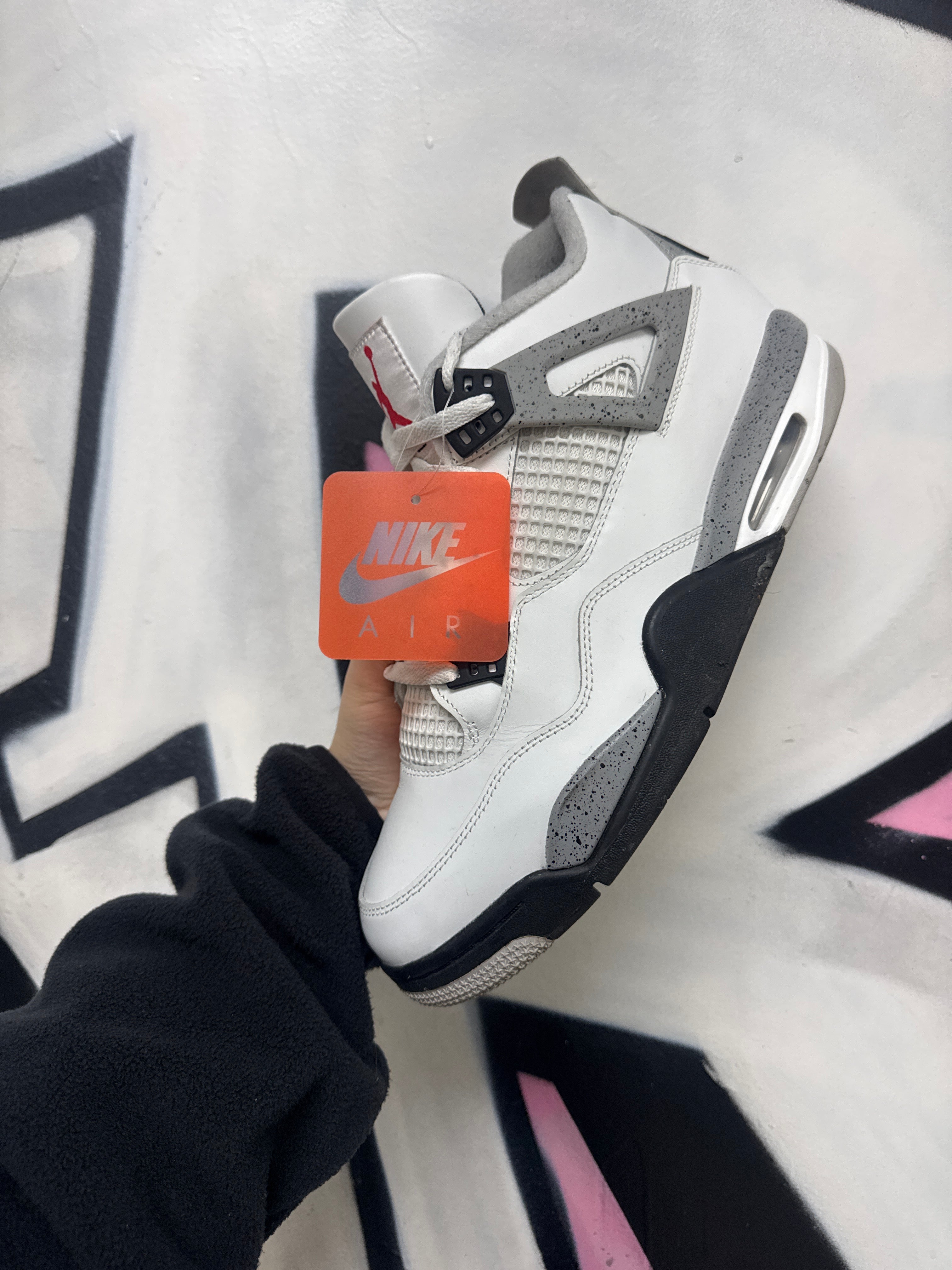 Jordan 4 White Cement Sneakers