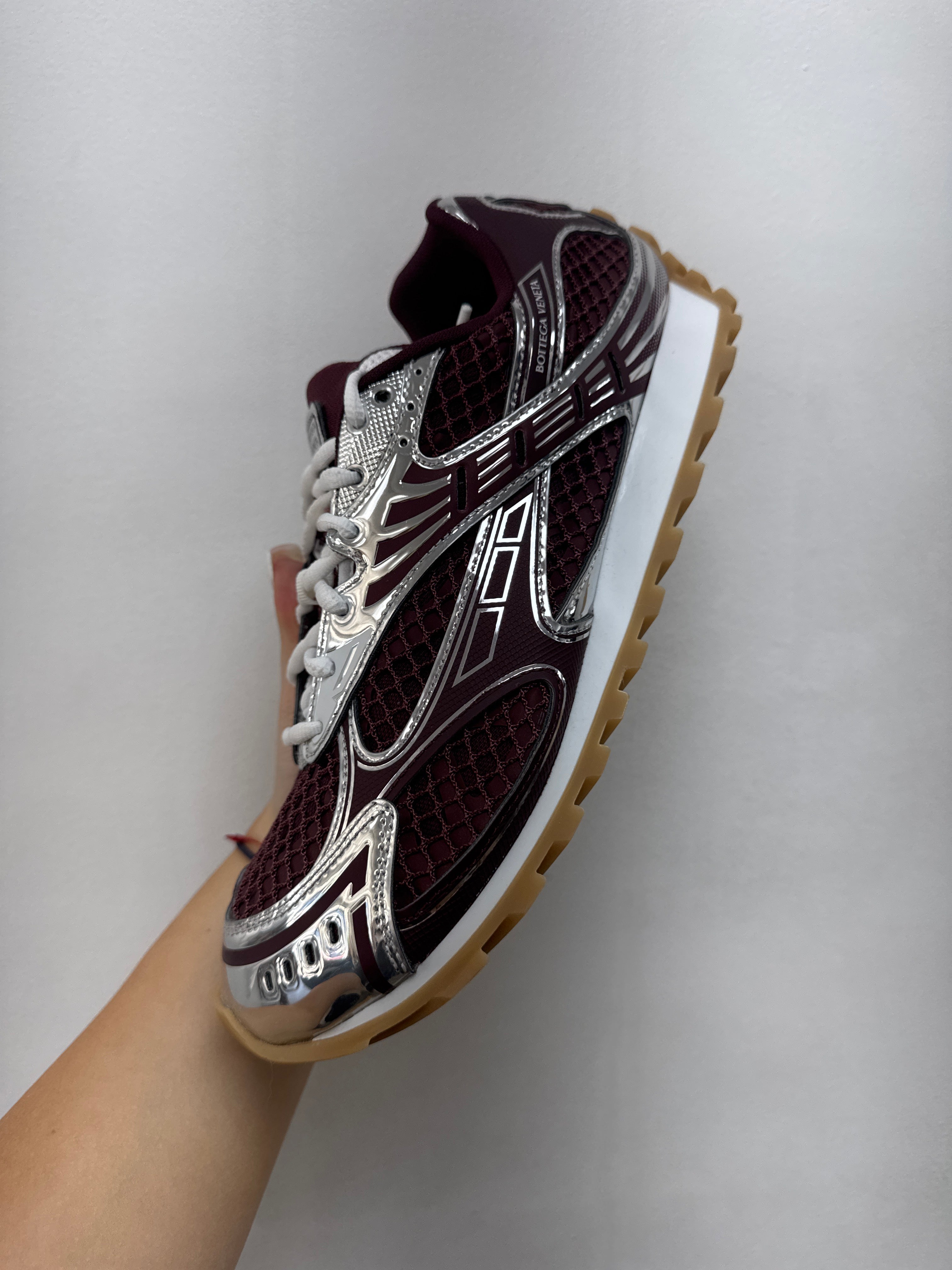Bottega Veneta Abyss Maroon Orbit Sneakers