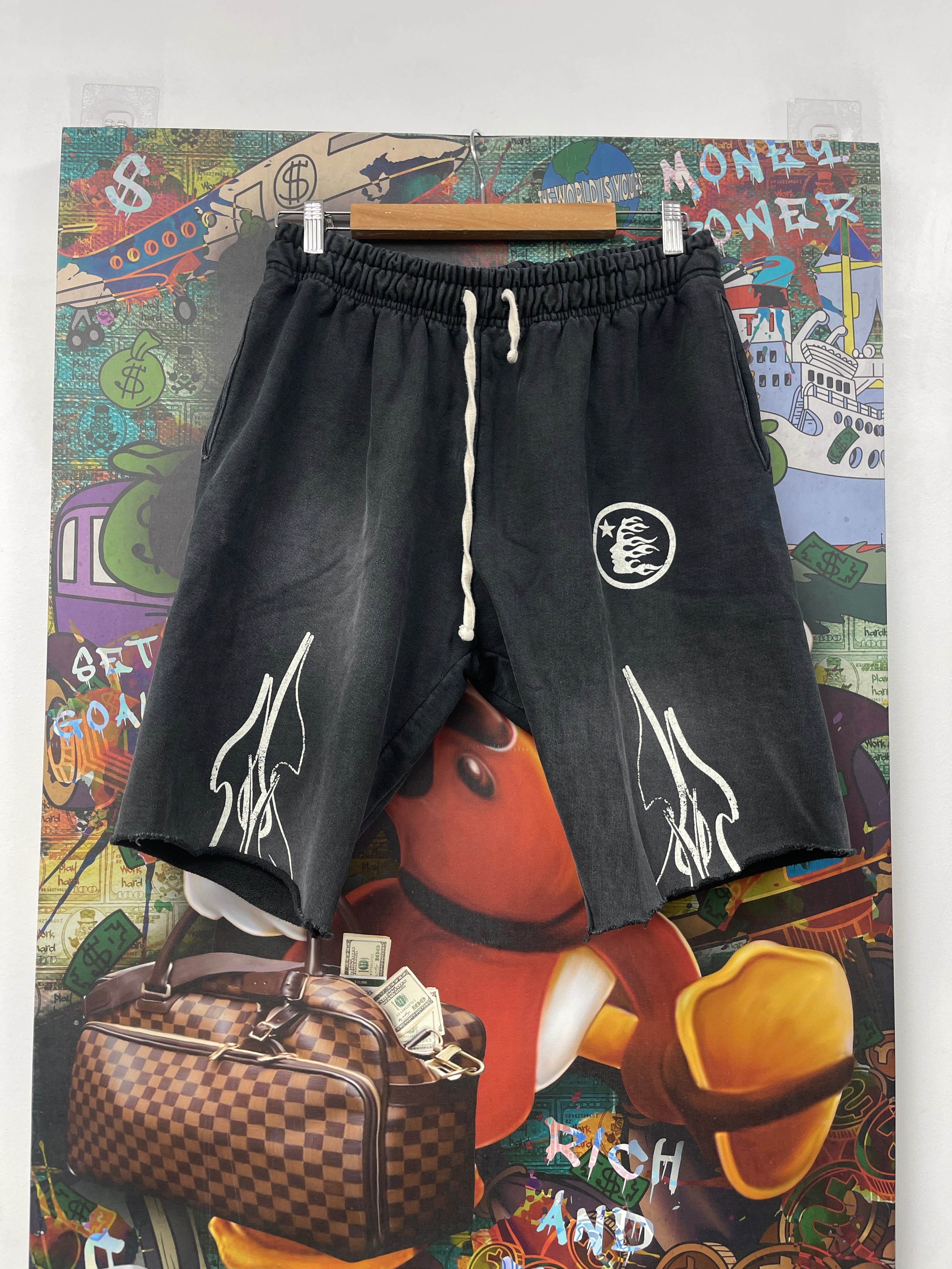 Hellstar Black Face Shorts