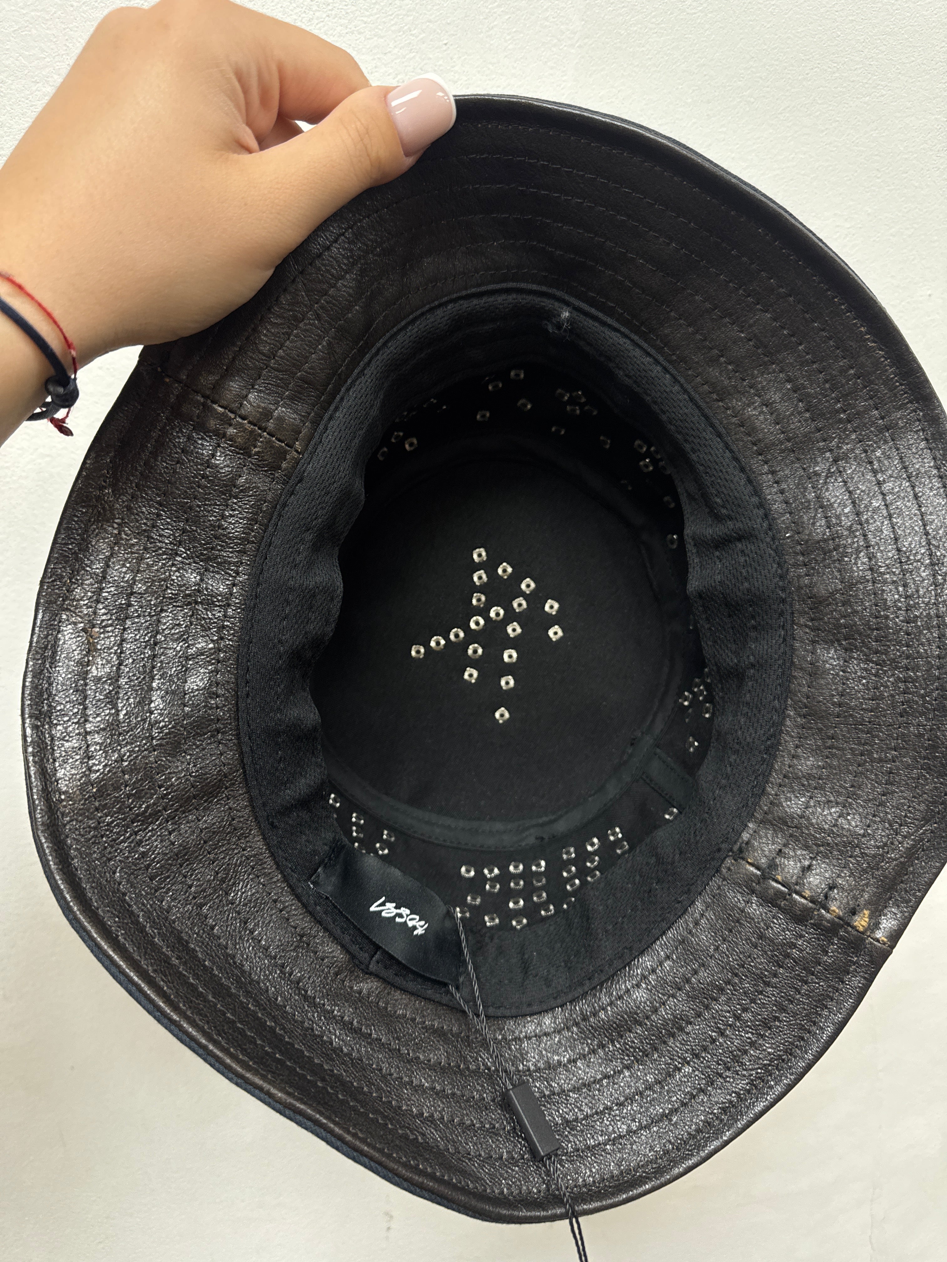 Bossi LV Rhinestone Bucket Hat