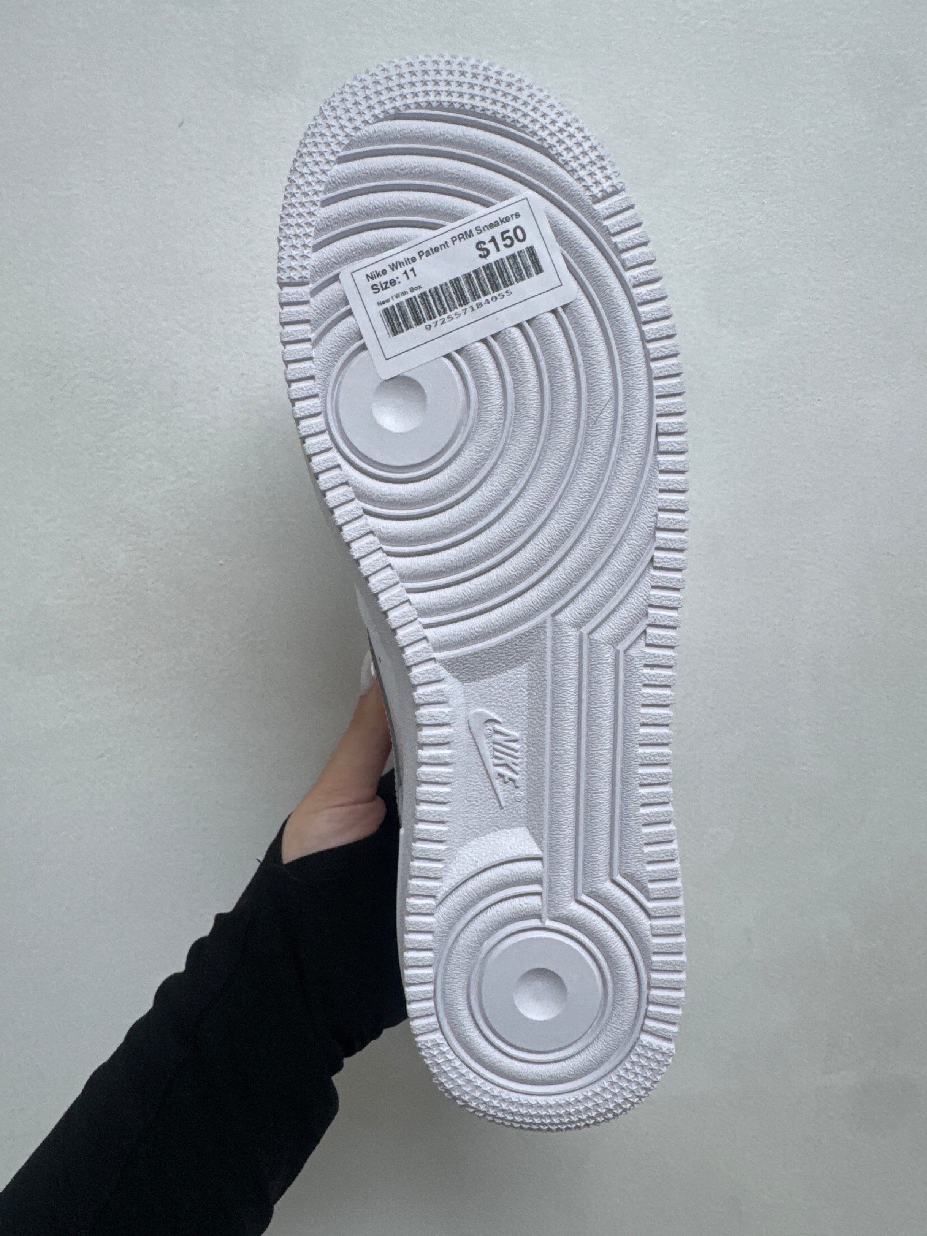 Nike White Patent PRM Sneakers