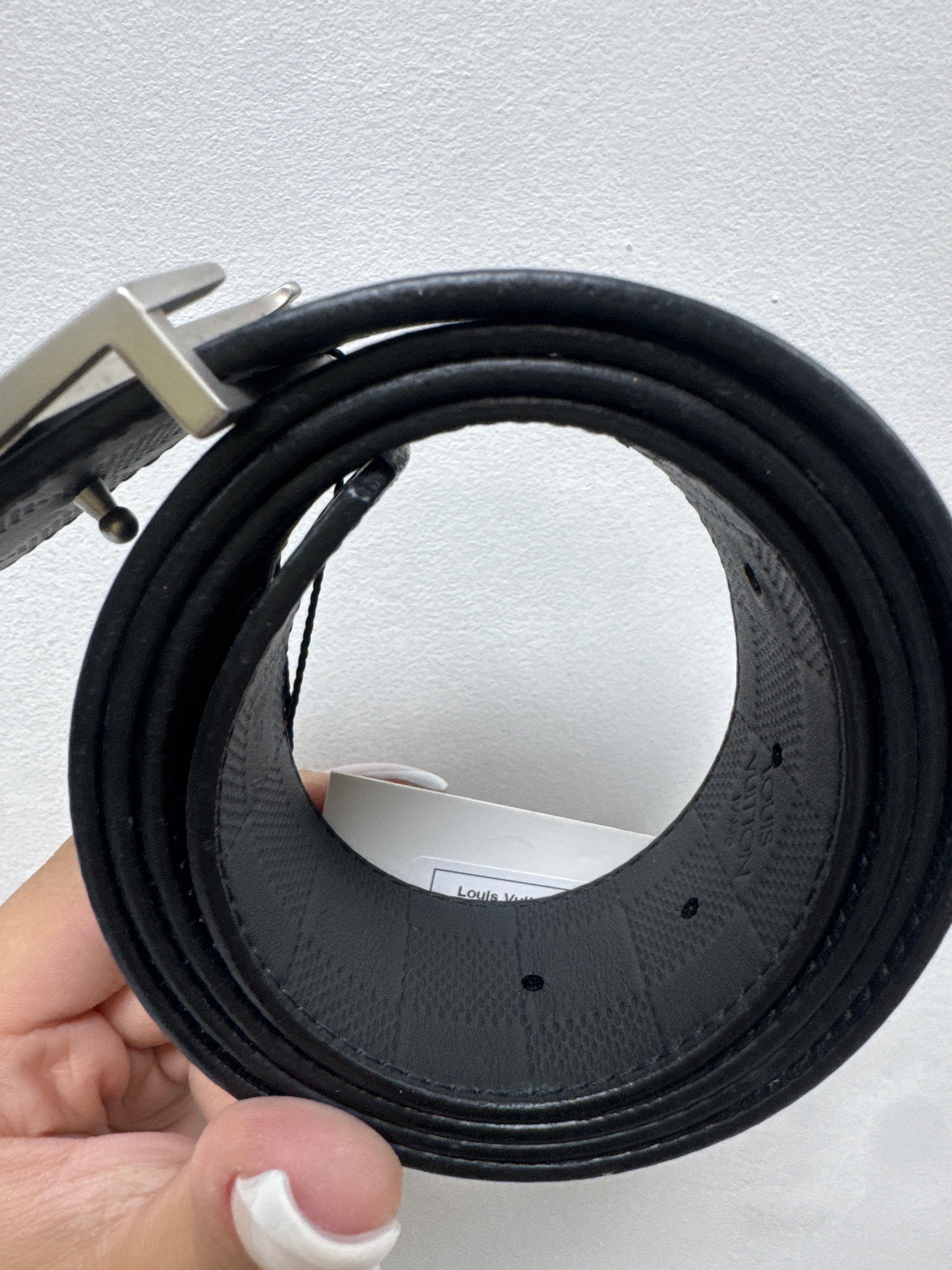 Louis Vuitton Black Damier (90) Belt