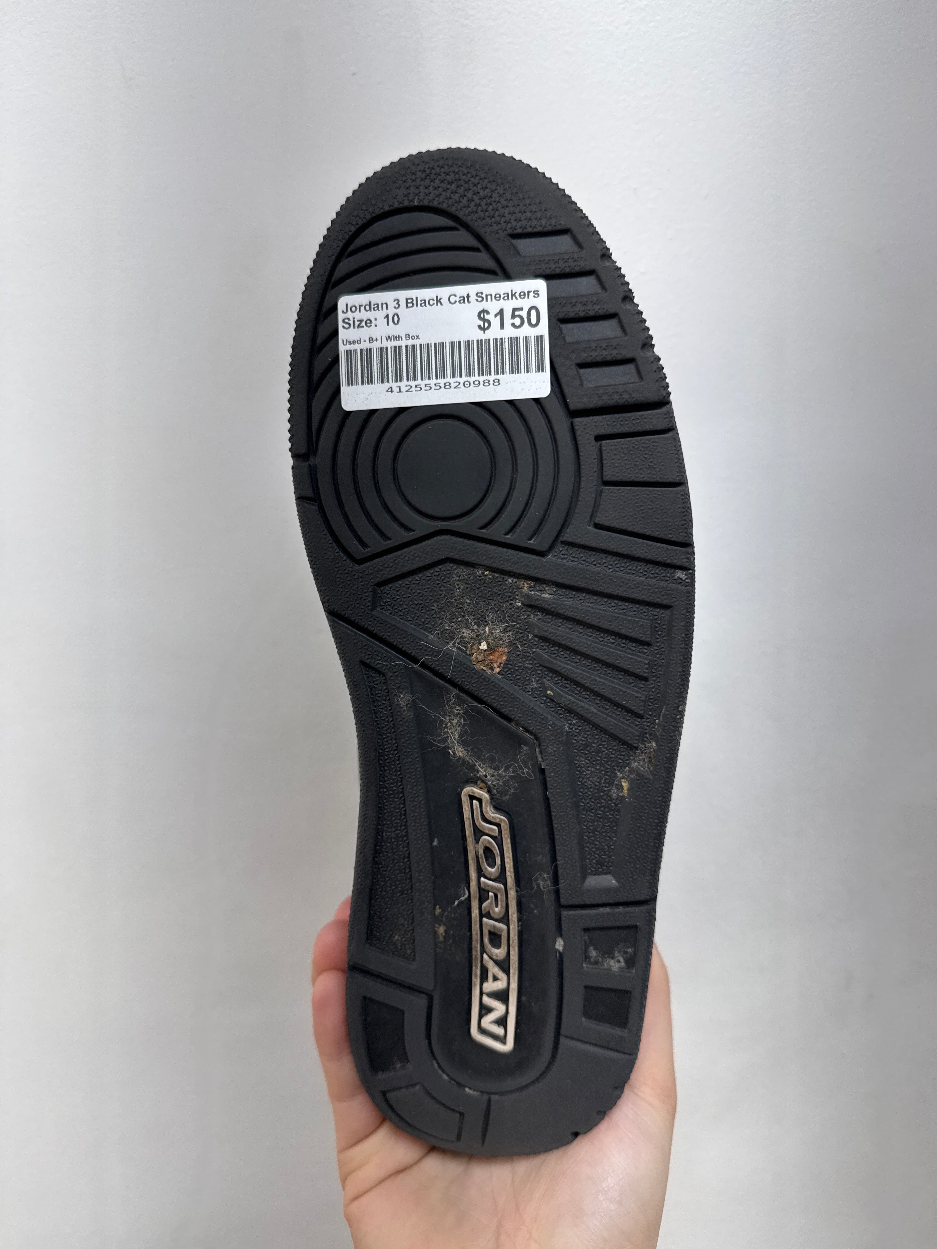 Jordan 3 Black Cat Sneakers