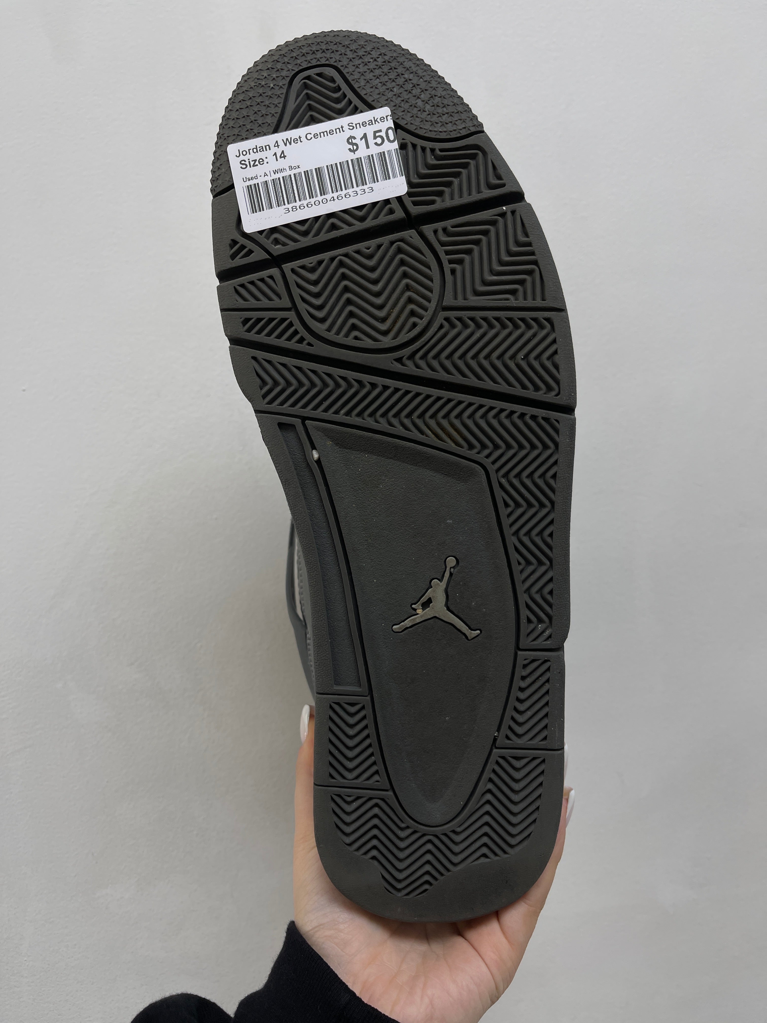 Jordan 4 Wet Cement Sneakers