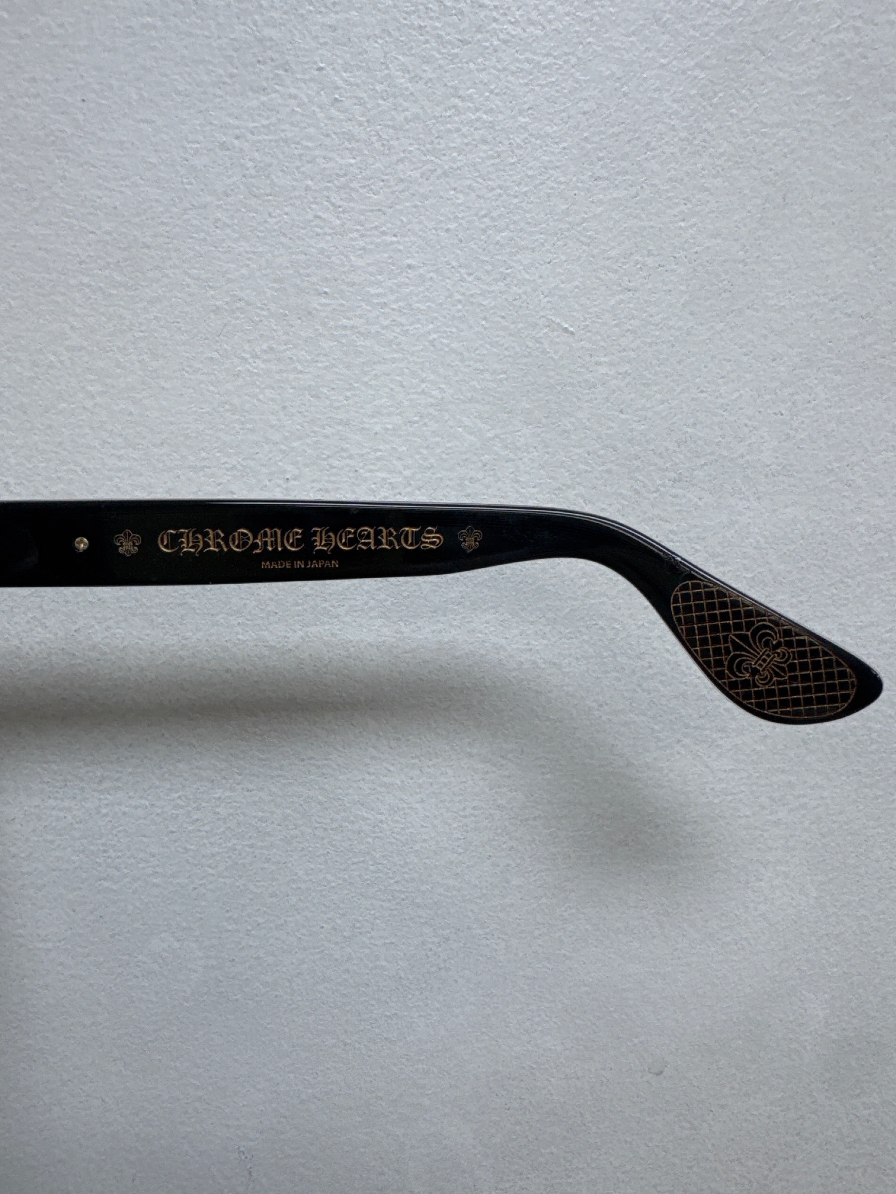 Chrome Hearts Black Cuntvoluted Glasses