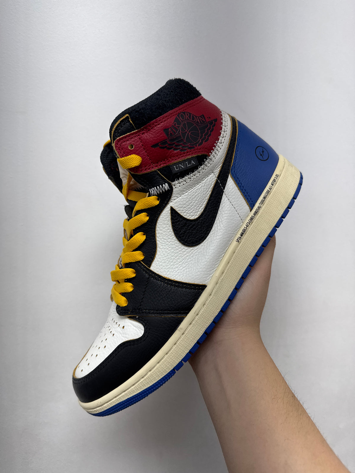 Jordan 1 Union x Fragment Sneakers