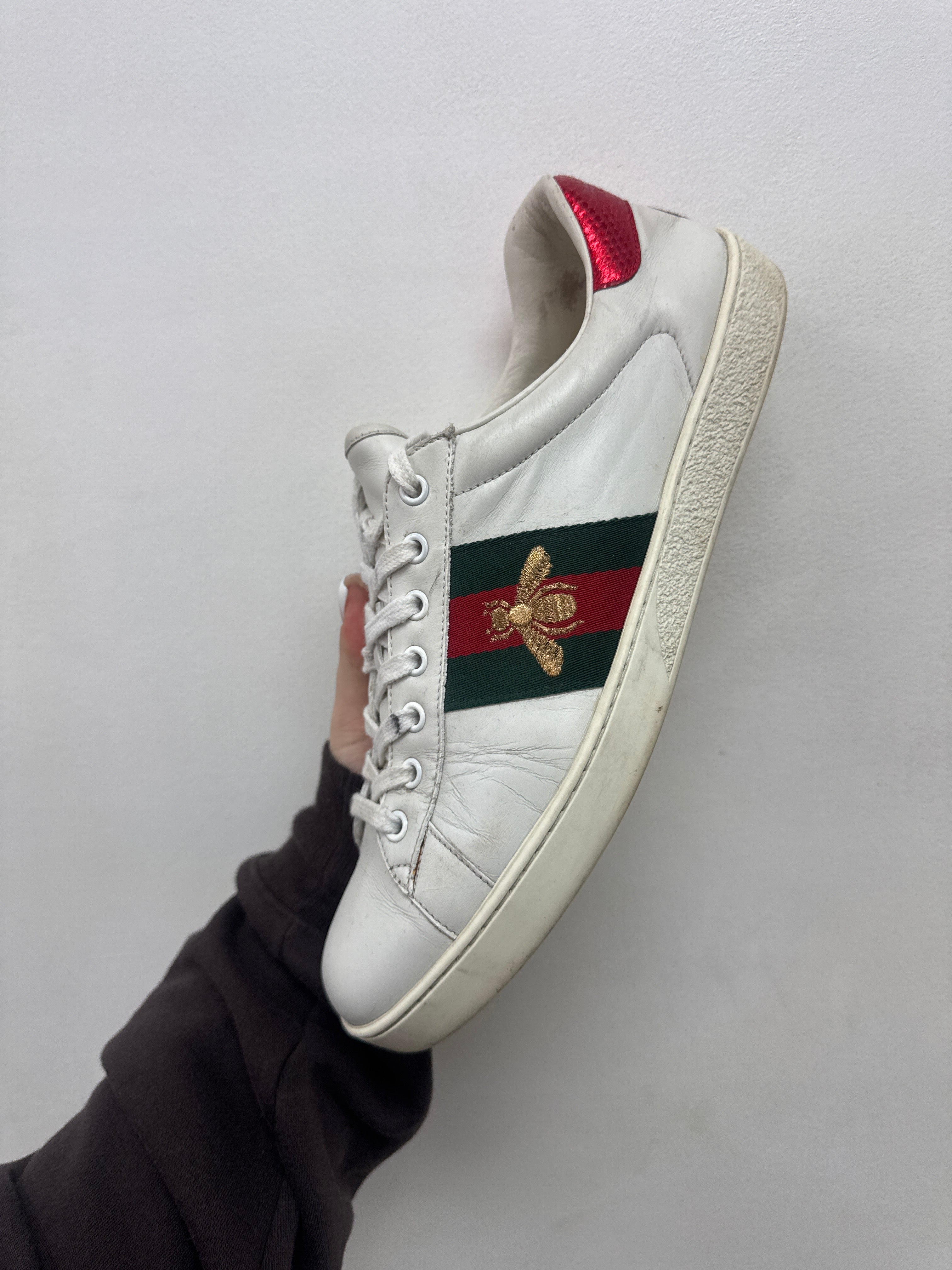 Gucci White Ace Sneakers