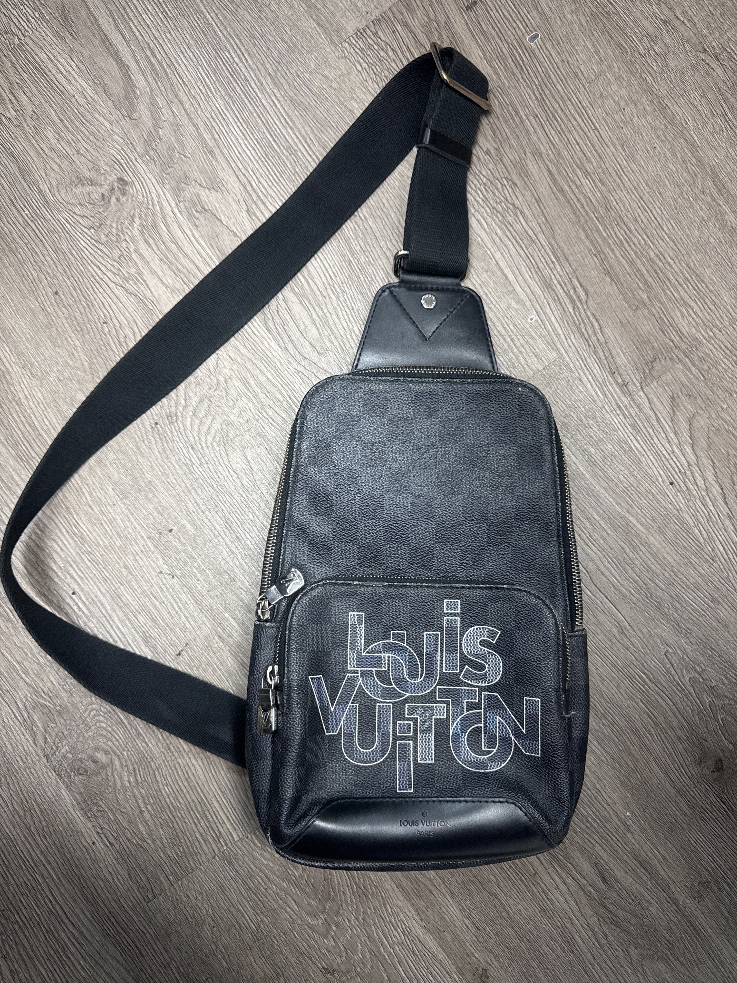 Louis Vuitton Damier Bag Navy Bag