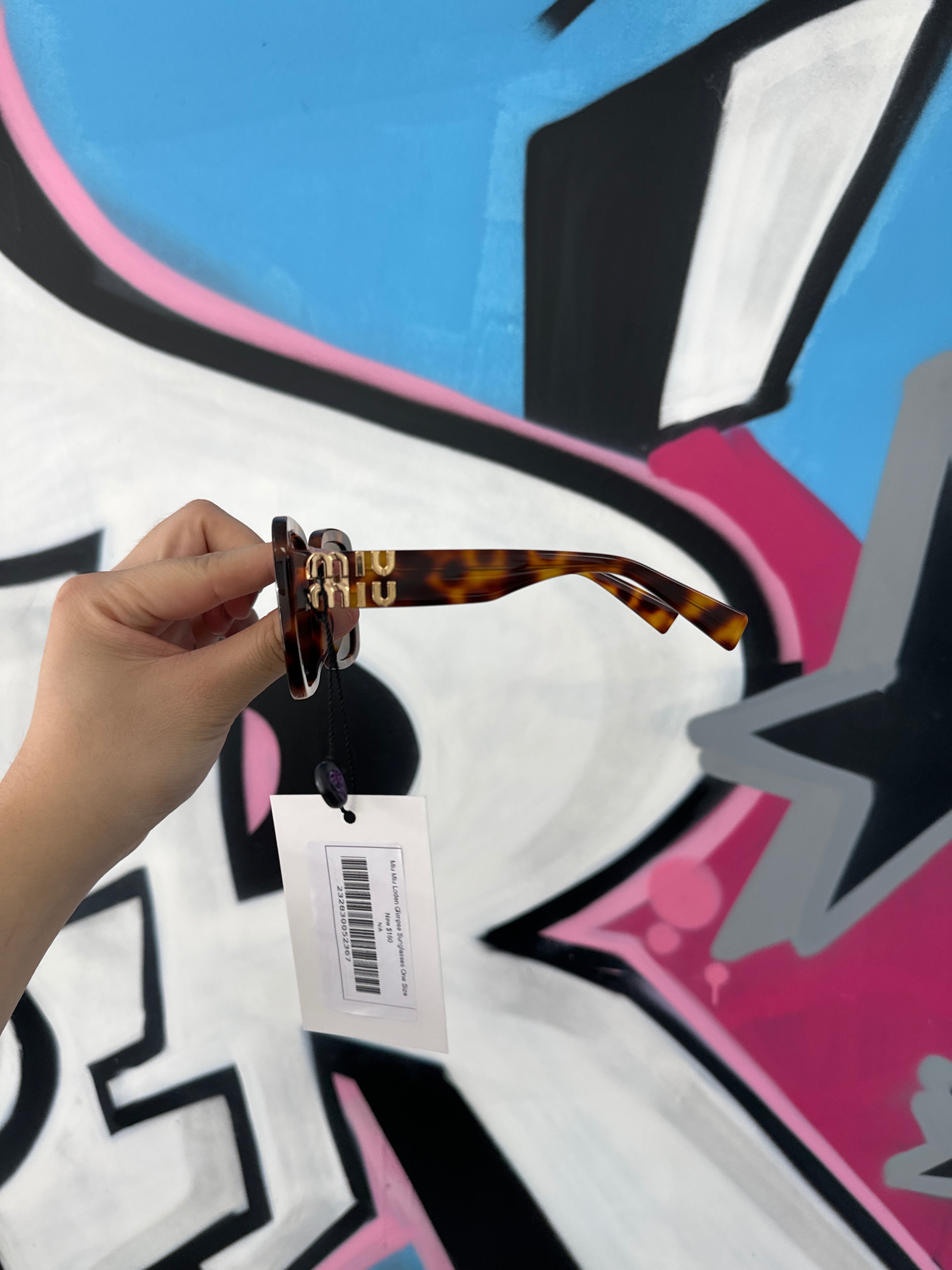 Miu Miu Loden Glimpse Sunglasses New