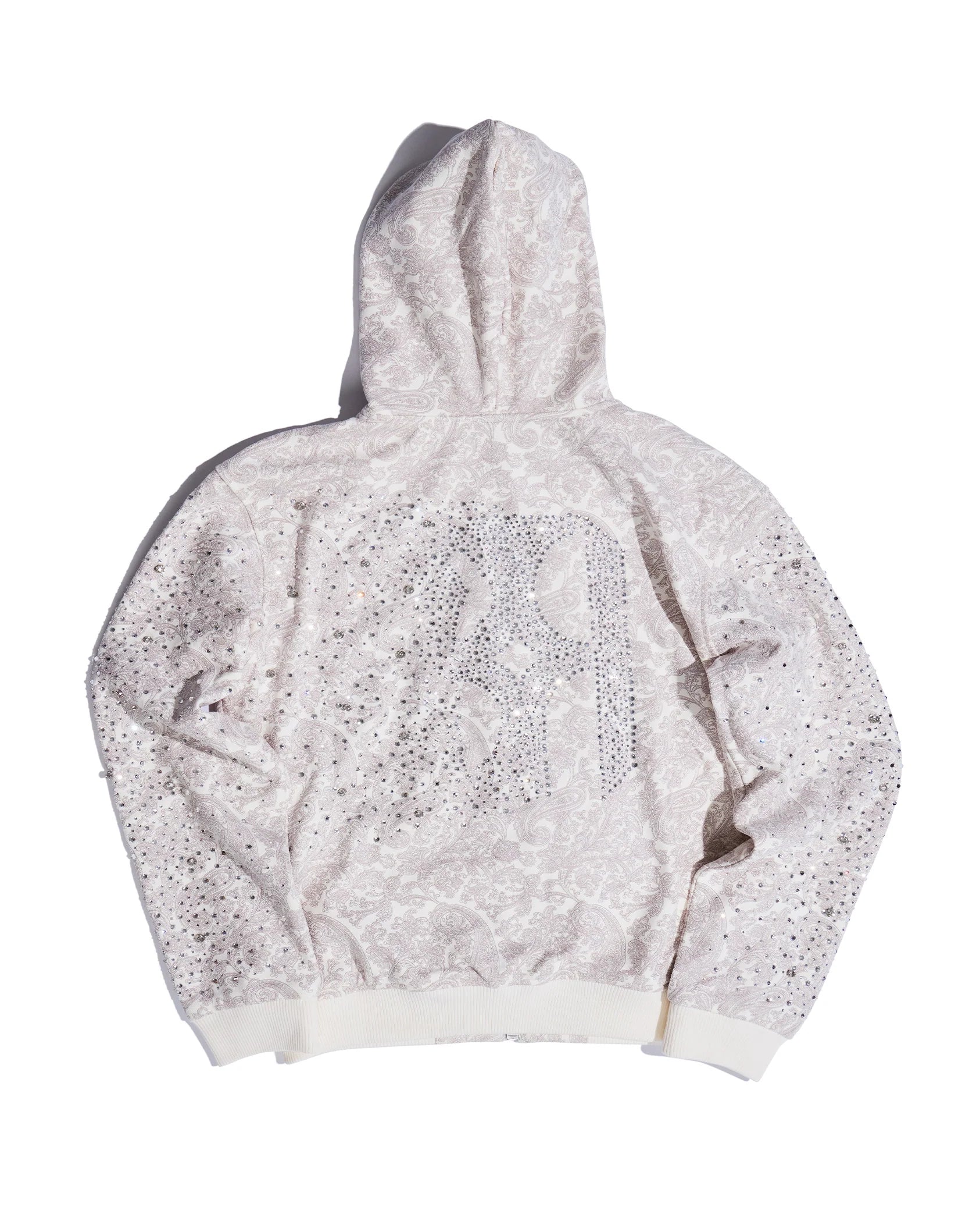 Birth Of Royal Child "Cashew Blossom Pearl" White Hoodie
